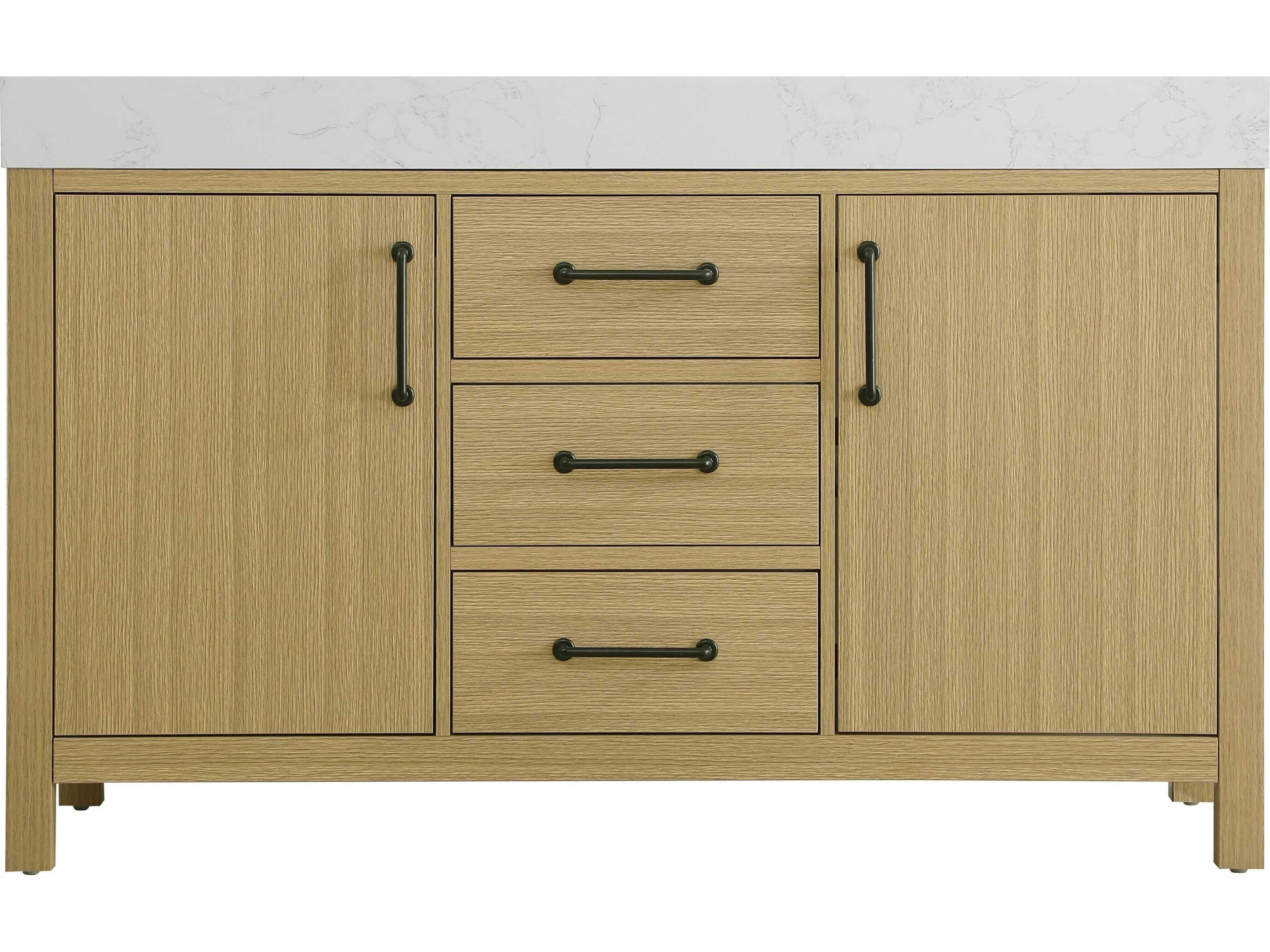 Elegant Lighting Nathan Honey Brown Vanity