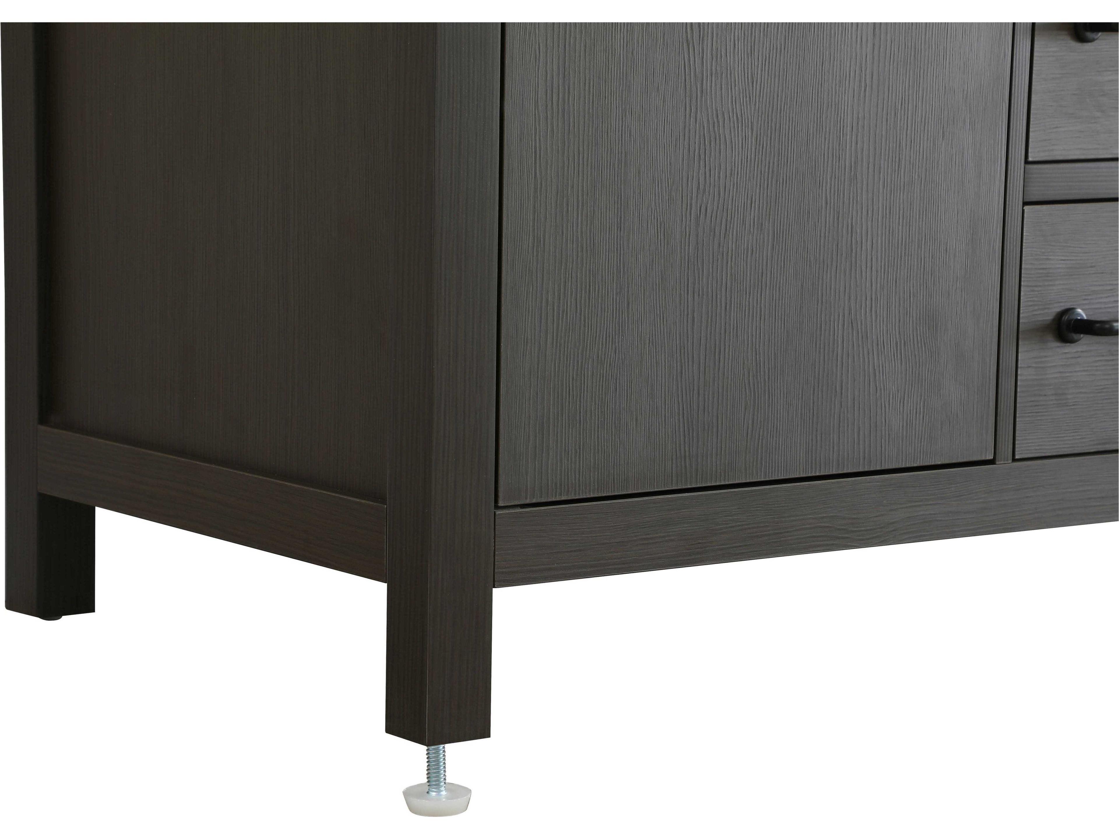 Elegant Lighting Nathan Mocha Brown Vanity