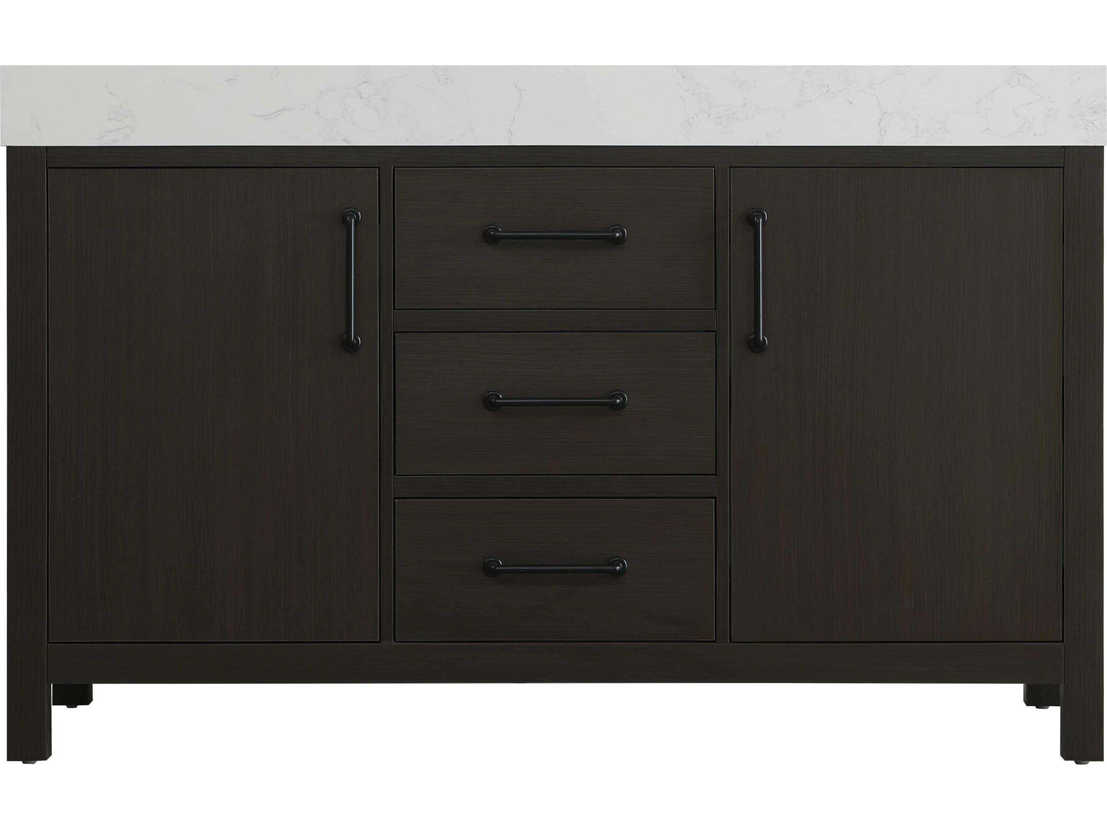 Elegant Lighting Nathan Mocha Brown Vanity