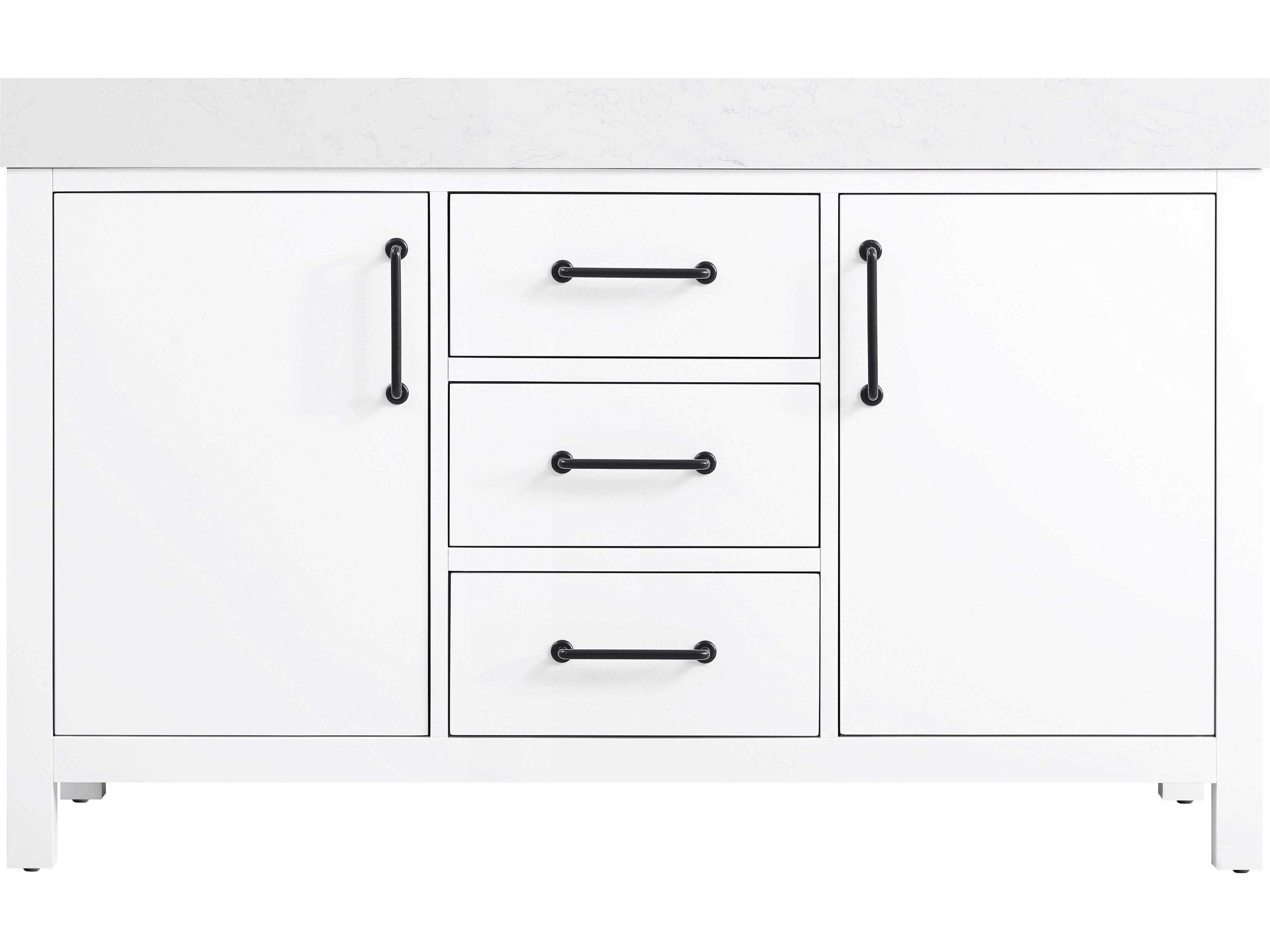 Elegant Lighting Nathan White Vanity