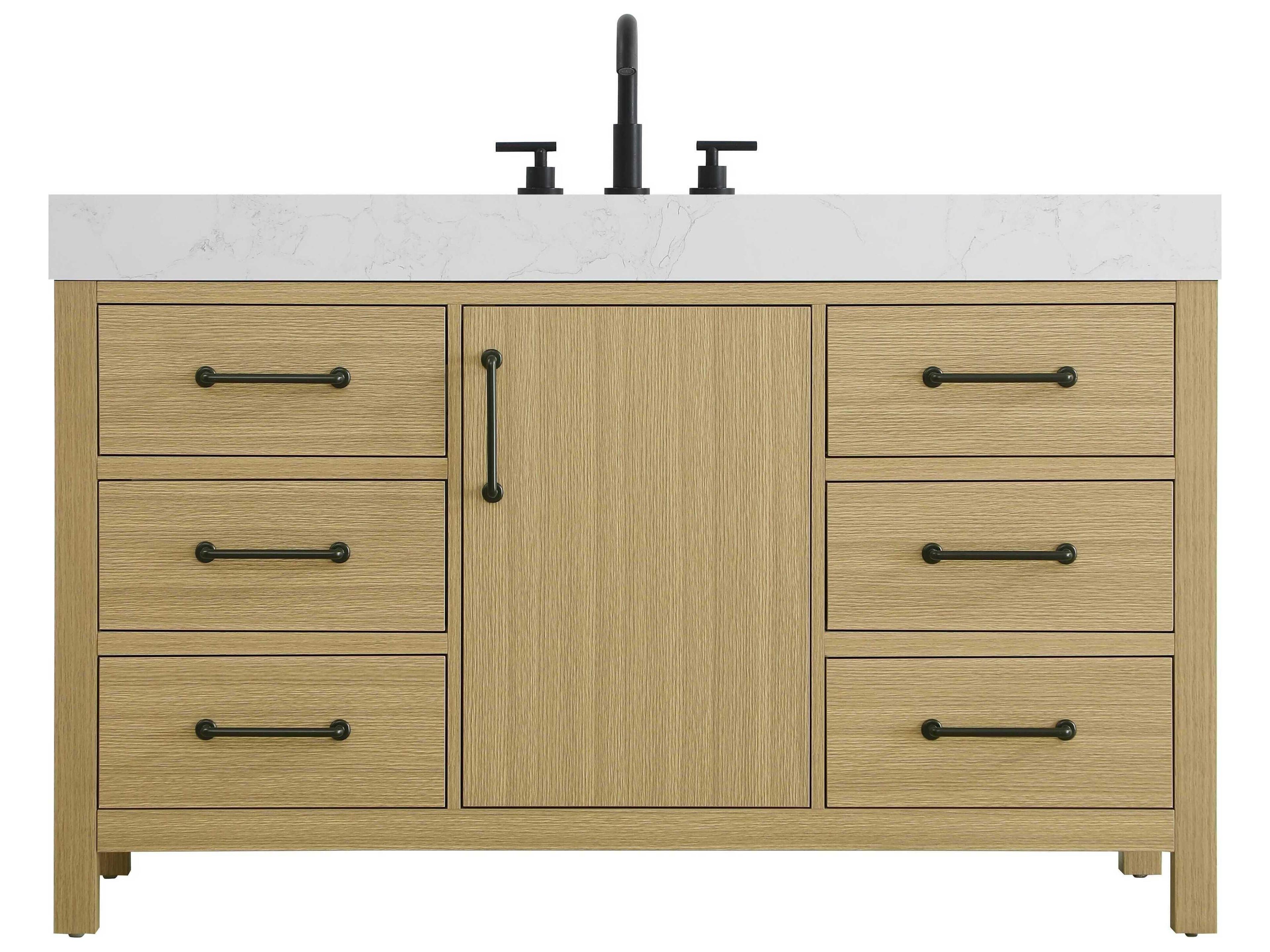 Nathan Honey Brown Vanity