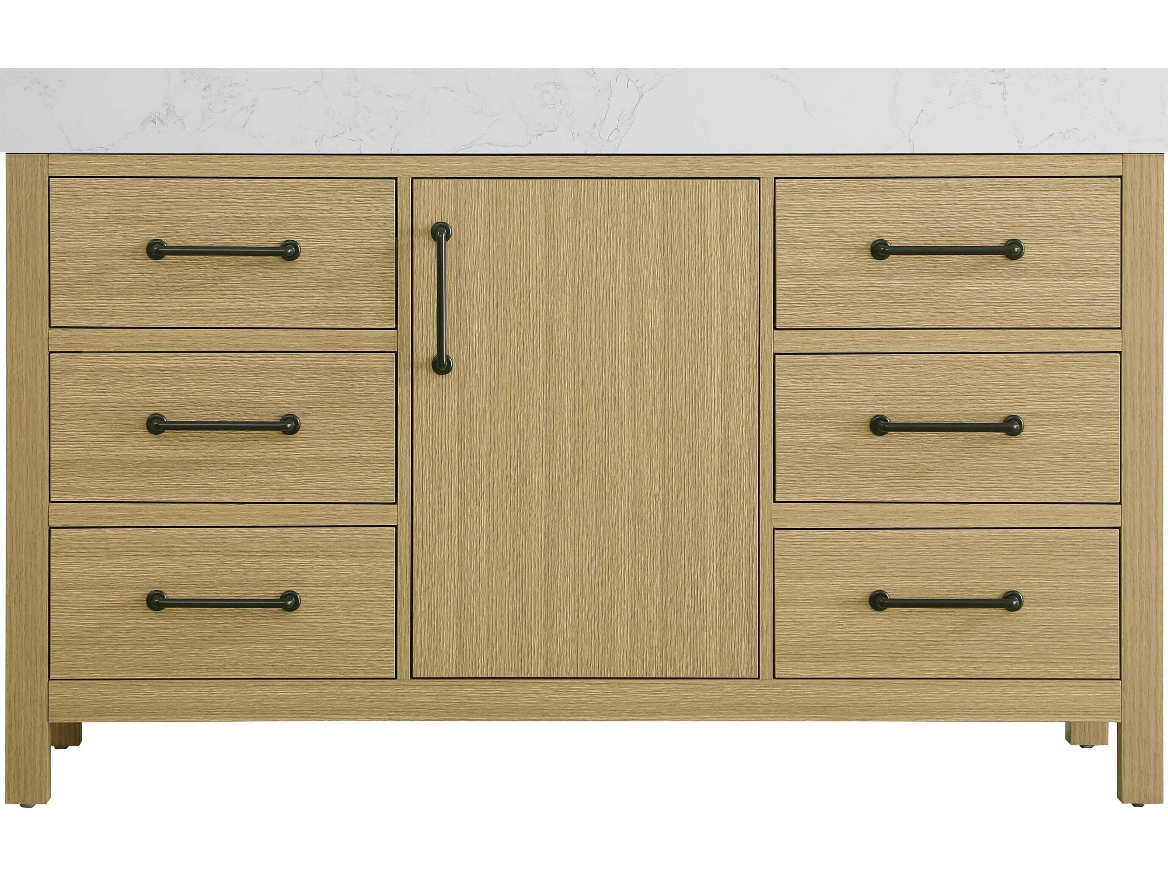 Elegant Lighting Nathan Honey Brown Vanity