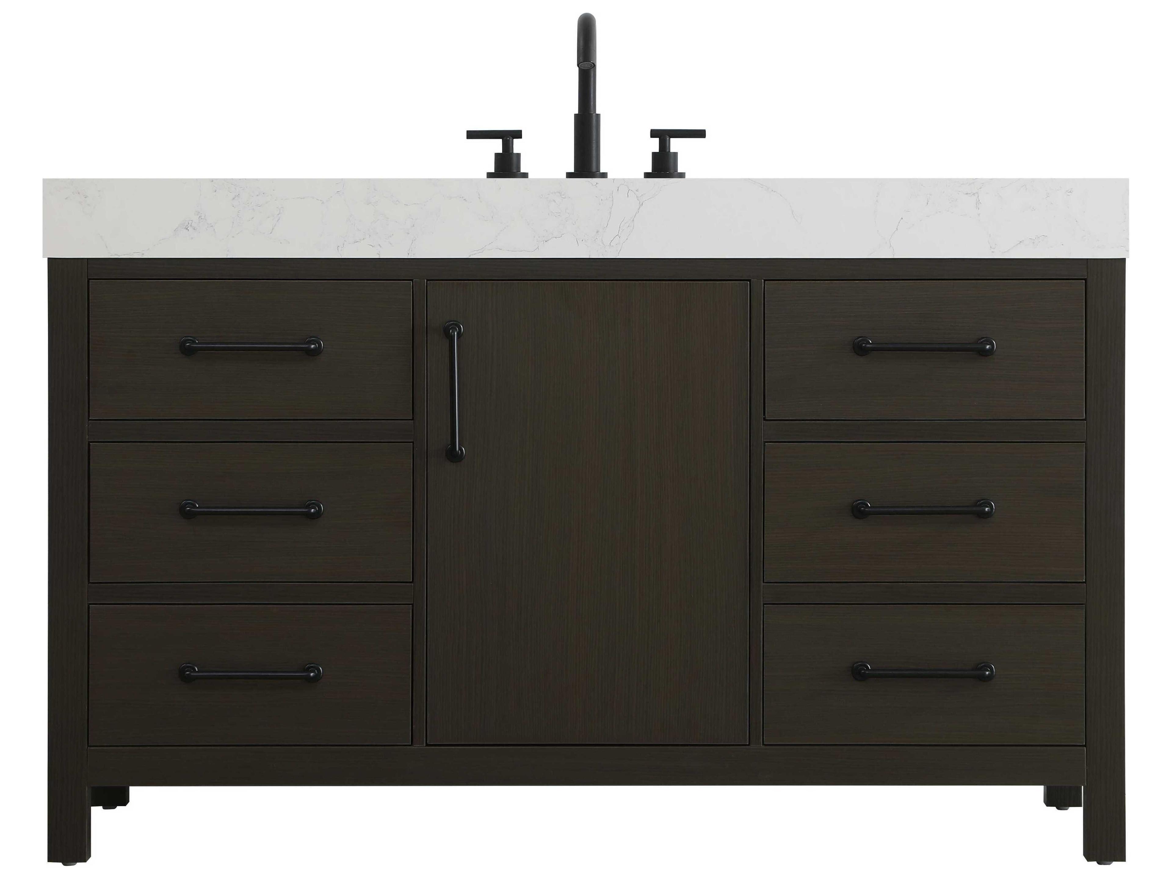 Nathan Mocha Brown Vanity