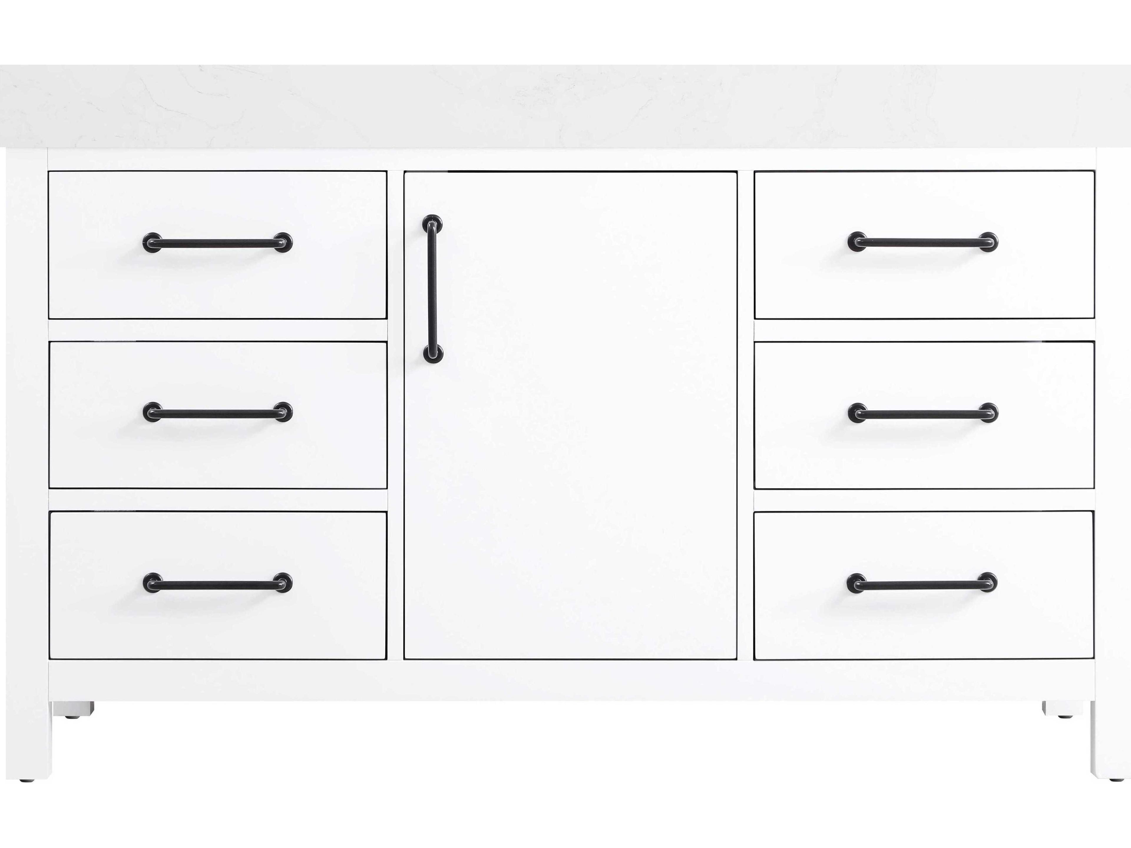 Elegant Lighting Nathan White Vanity