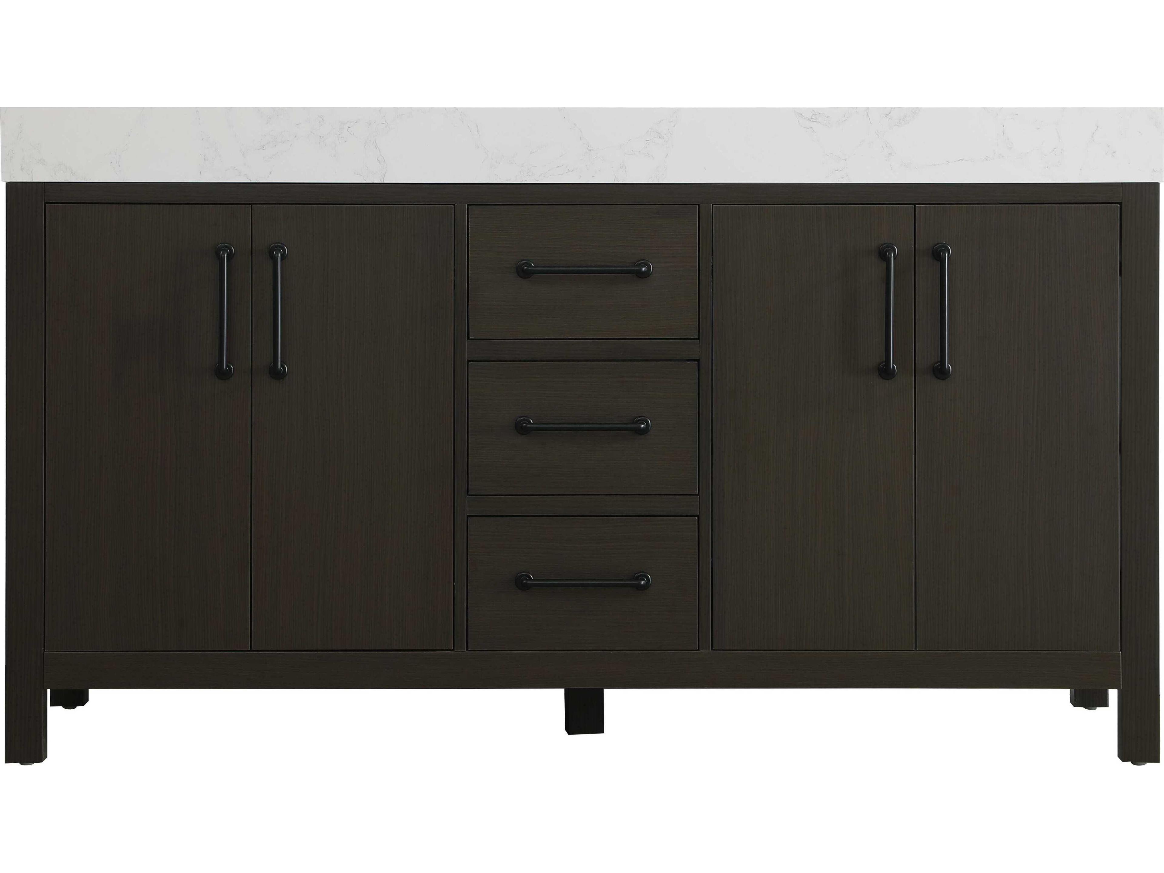 Elegant Lighting Nathan Mocha Brown Vanity