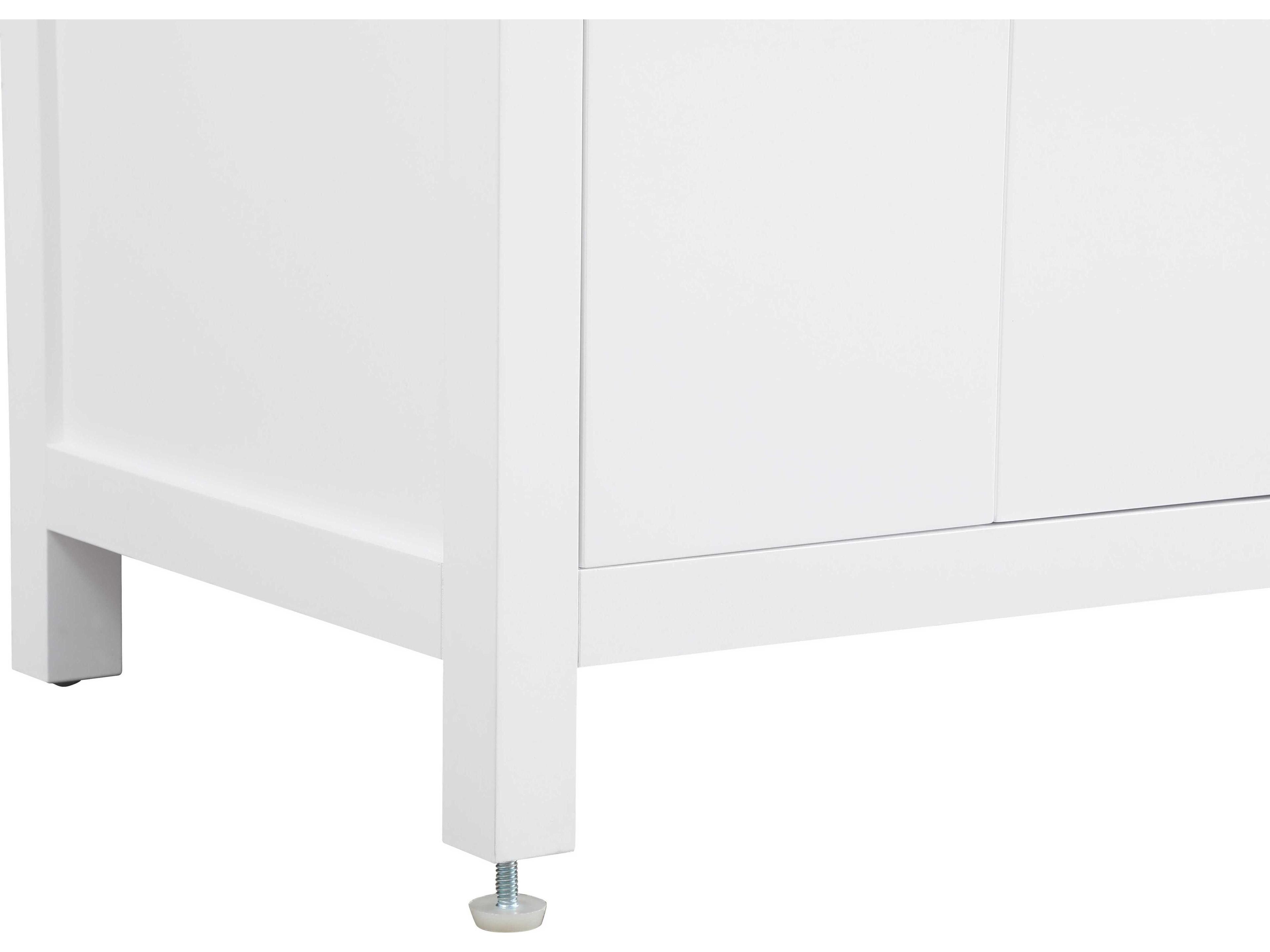 Elegant Lighting Nathan White Vanity