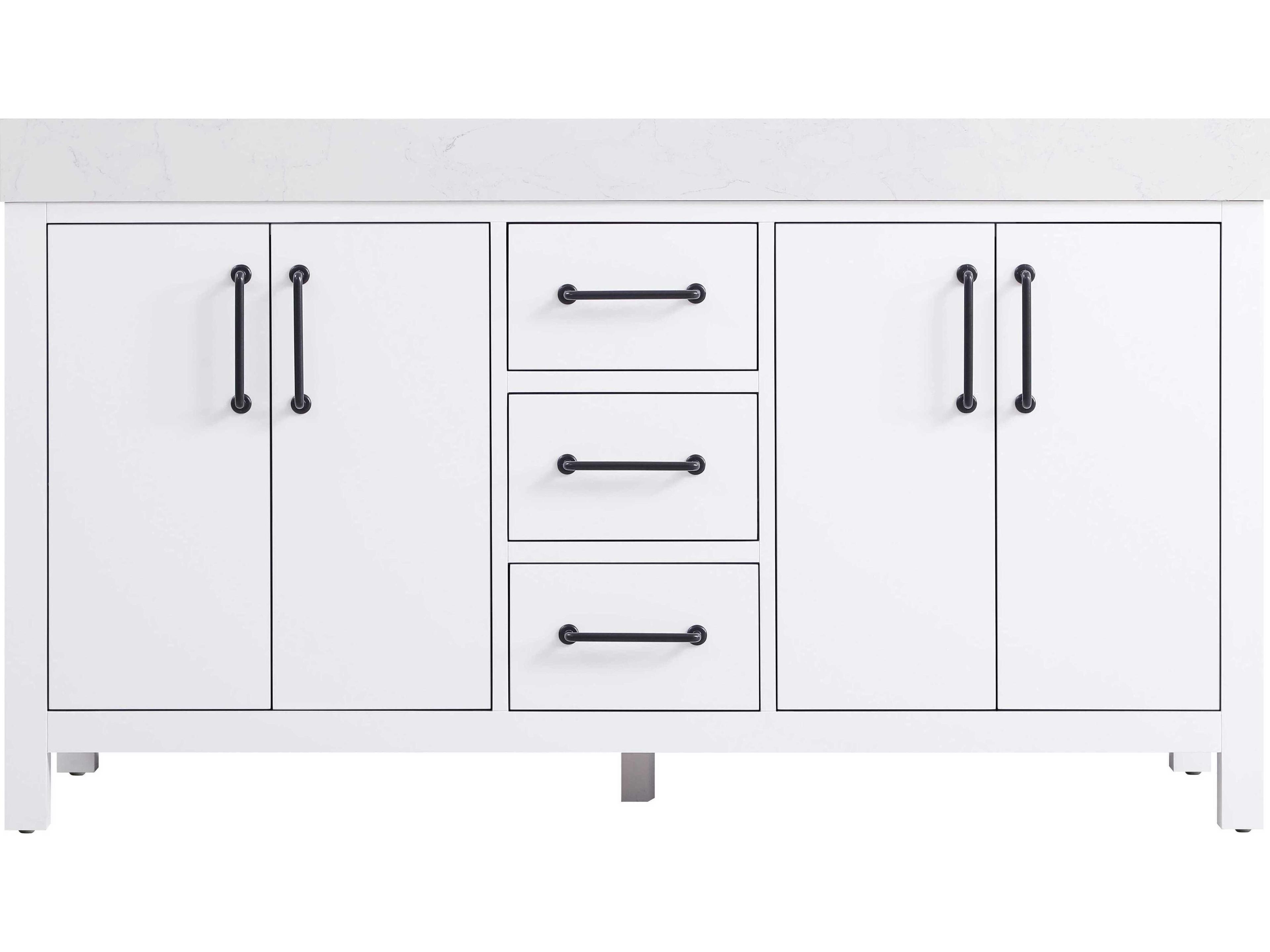 Elegant Lighting Nathan White Vanity