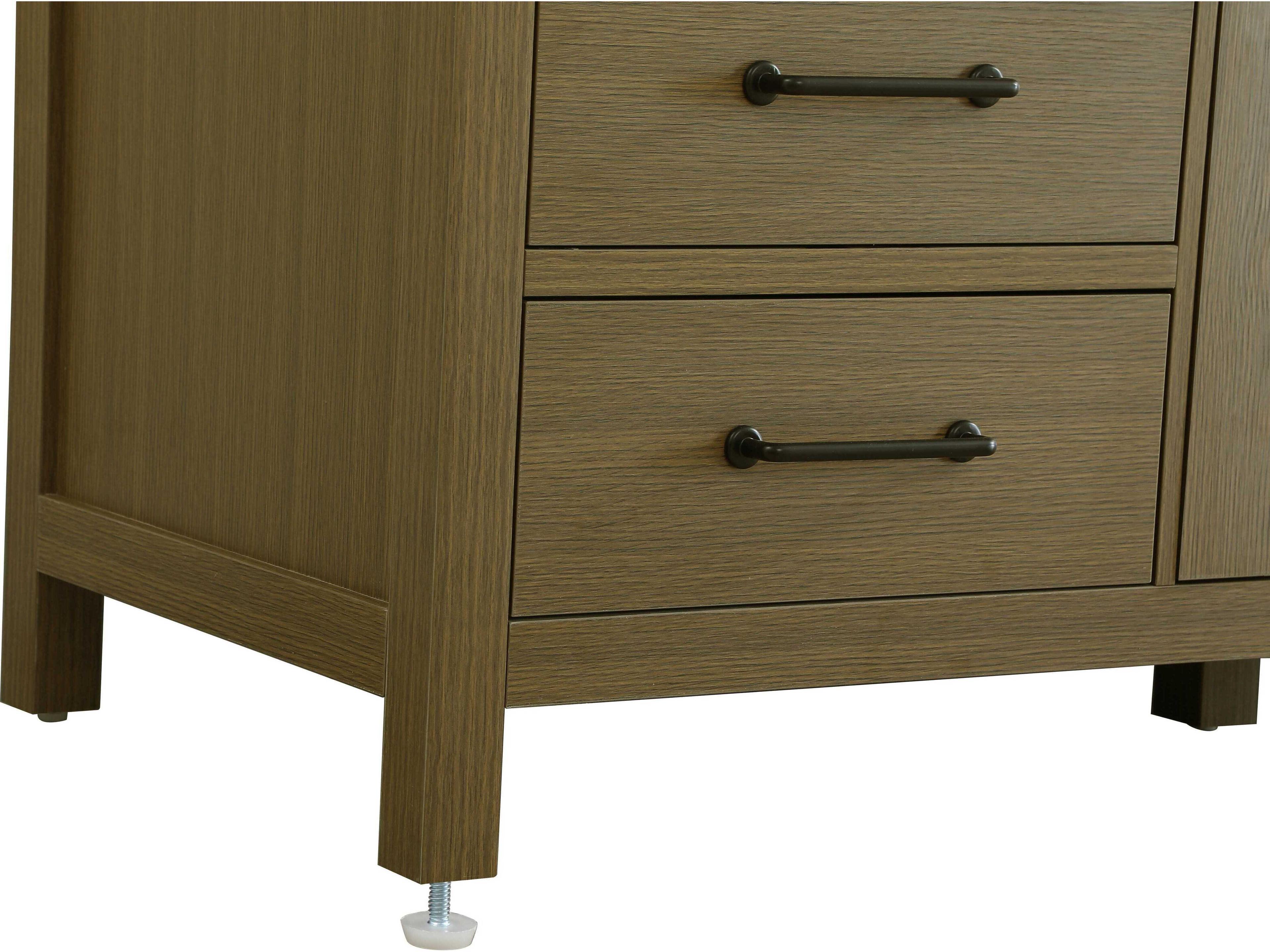 Elegant Lighting Nathan Chestnut Brown Vanity