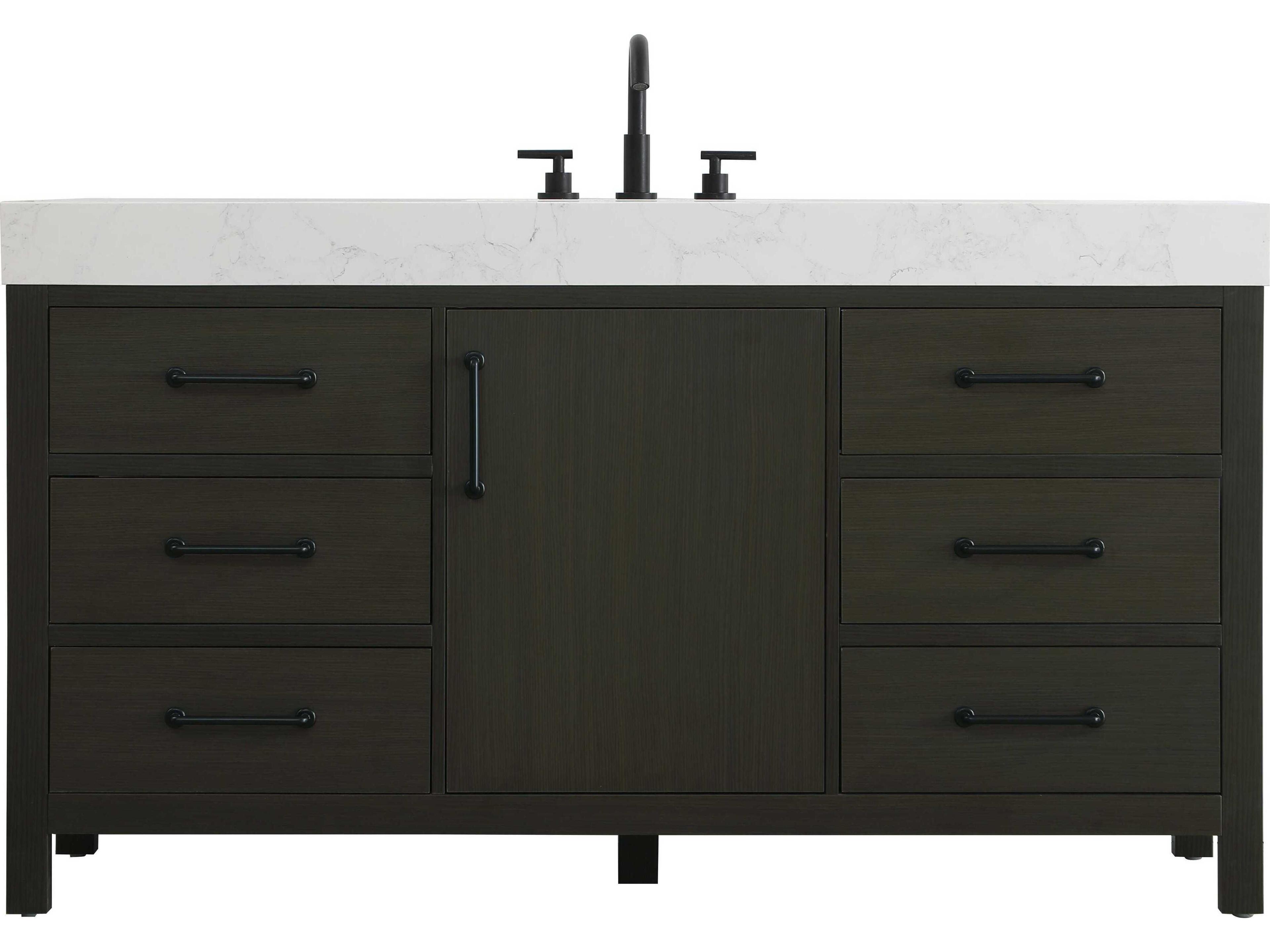 Nathan Mocha Brown Vanity