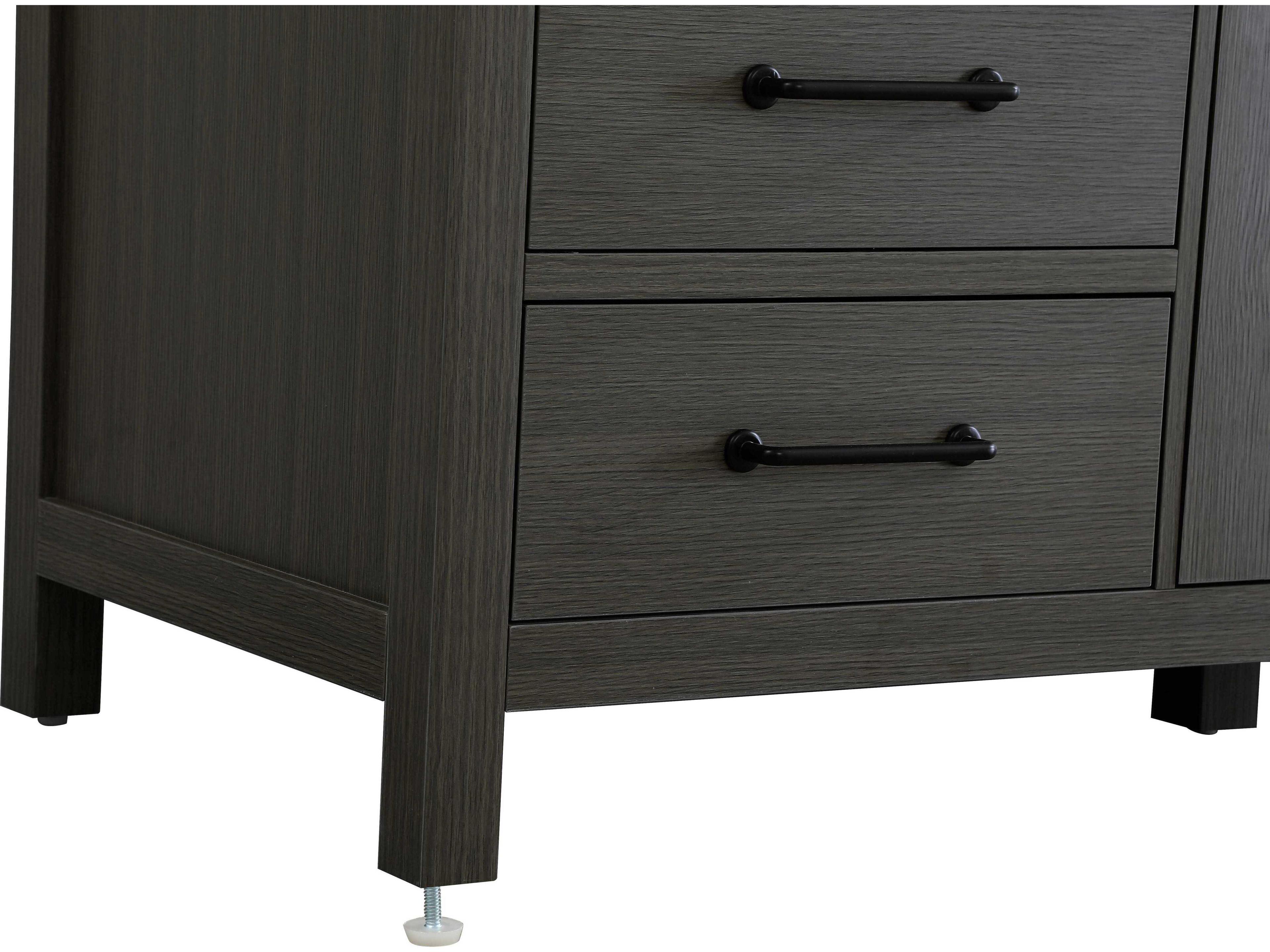 Elegant Lighting Nathan Mocha Brown Vanity