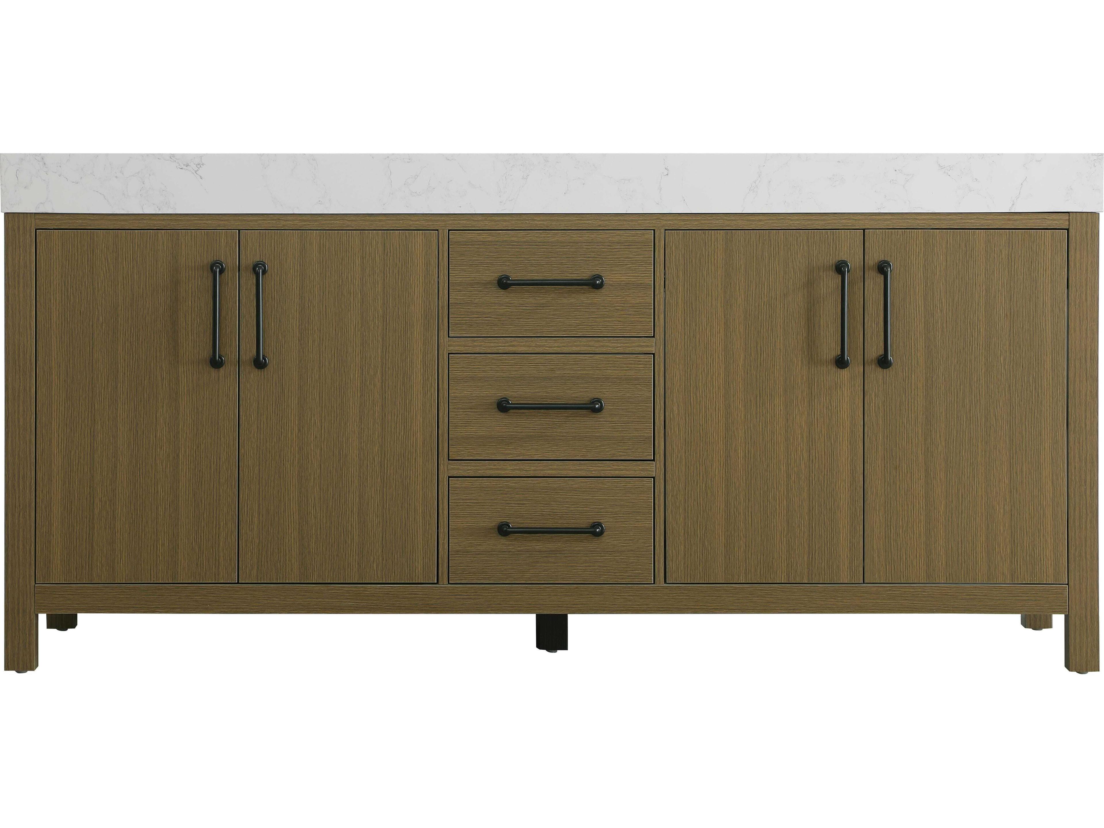 Elegant Lighting Nathan Chestnut Brown Vanity