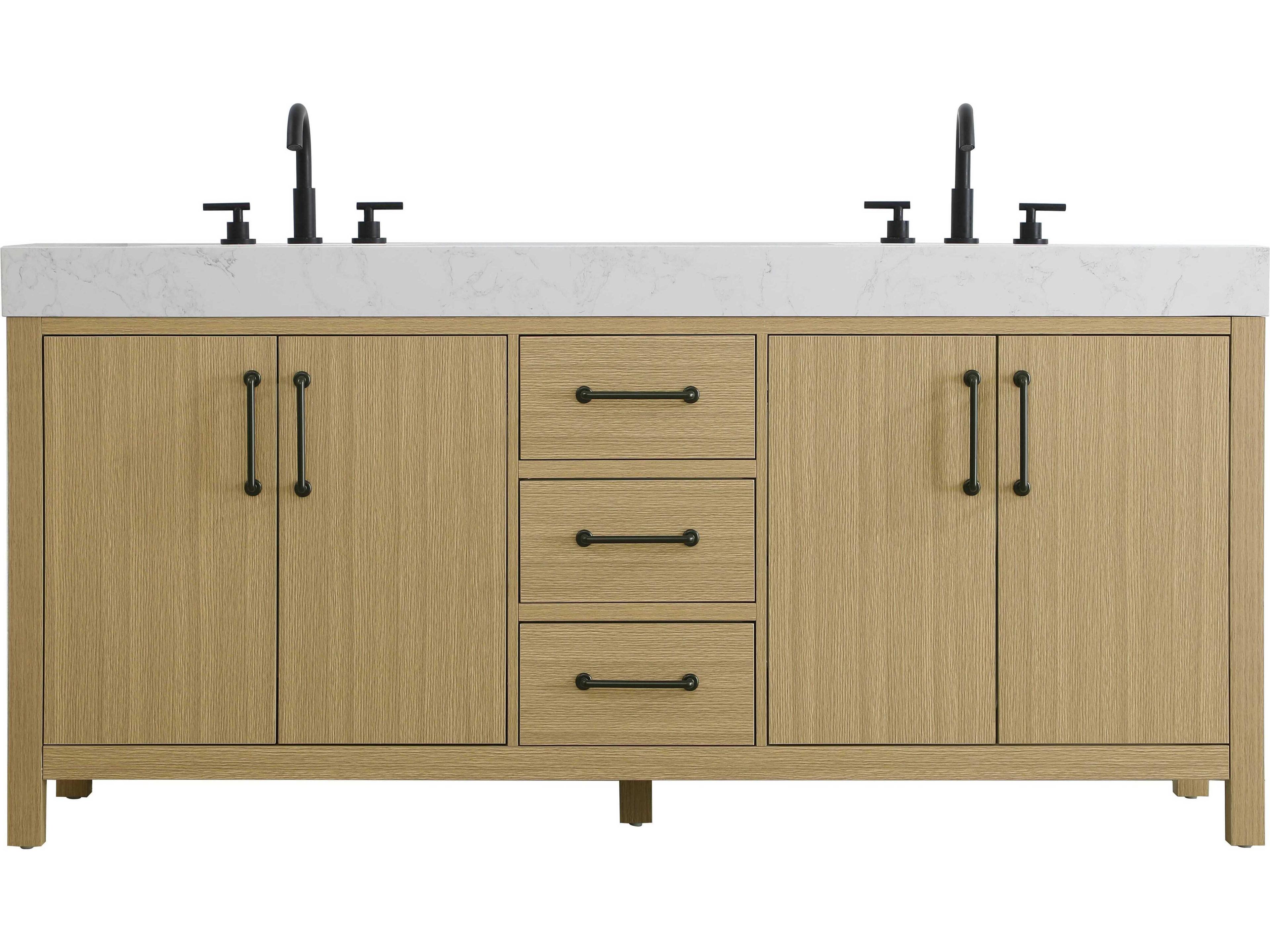 Nathan Honey Brown Vanity