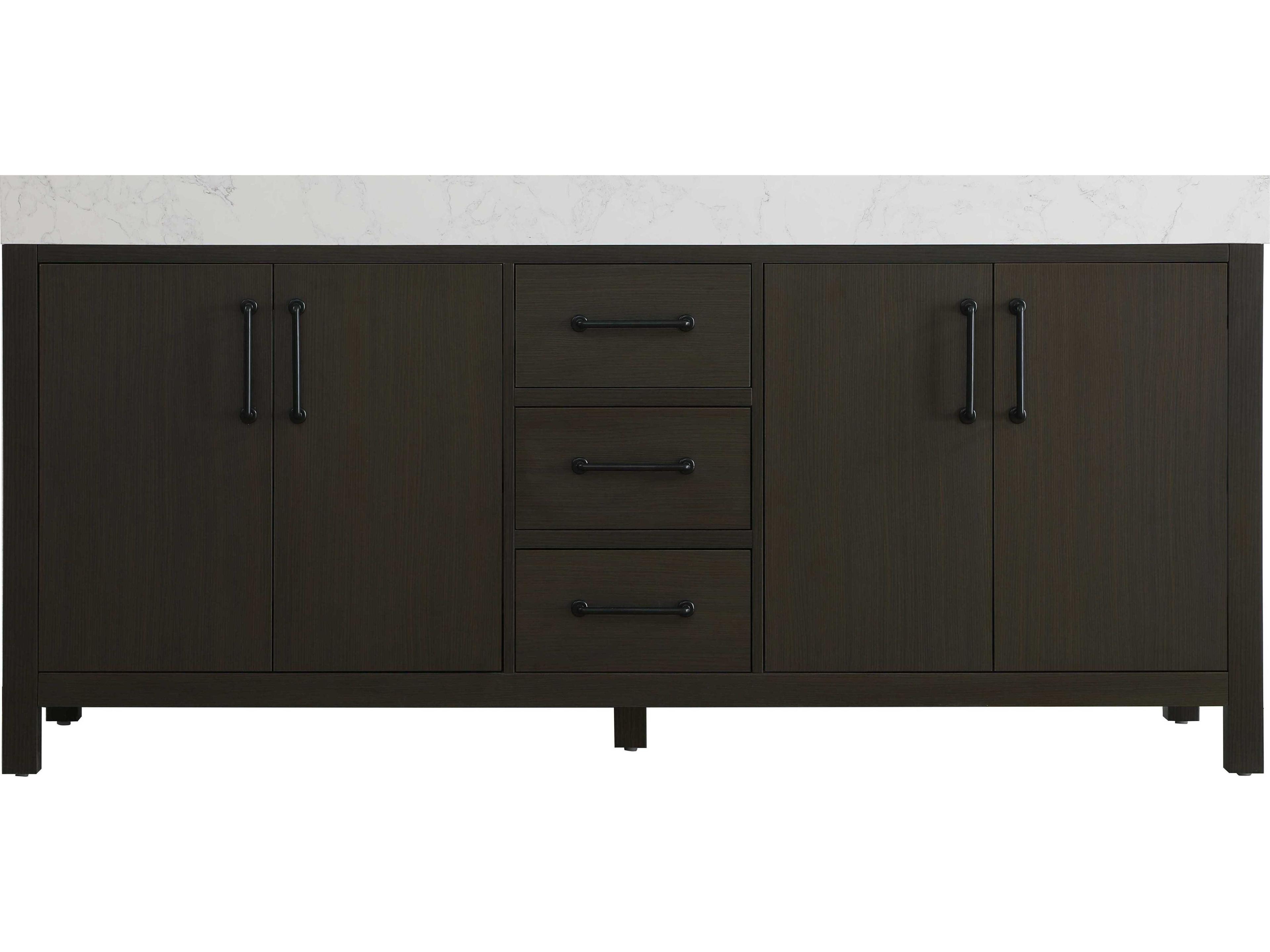 Elegant Lighting Nathan Mocha Brown Vanity