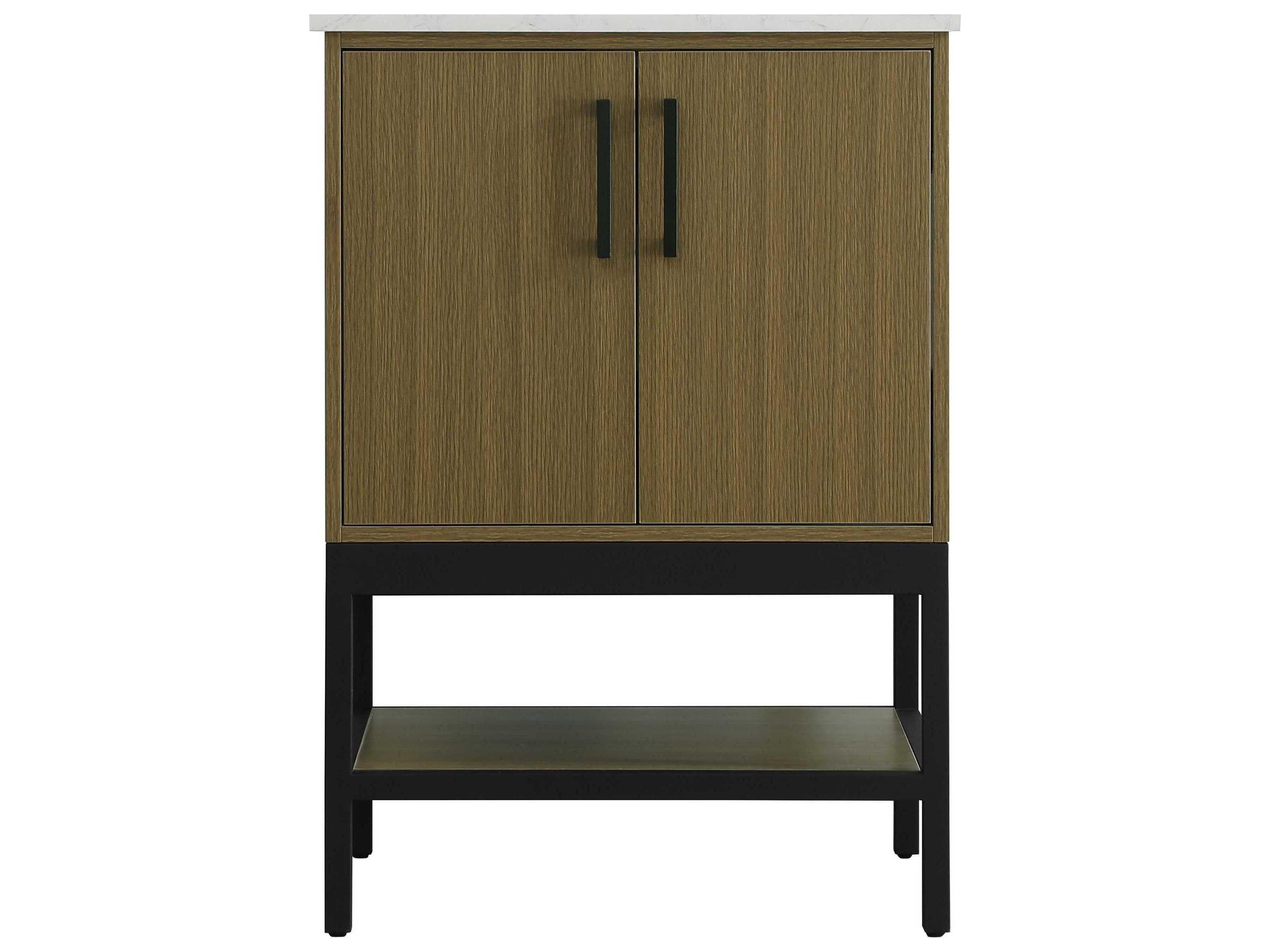 Elegant Lighting Lennox Chestnut Brown 24" Vanity