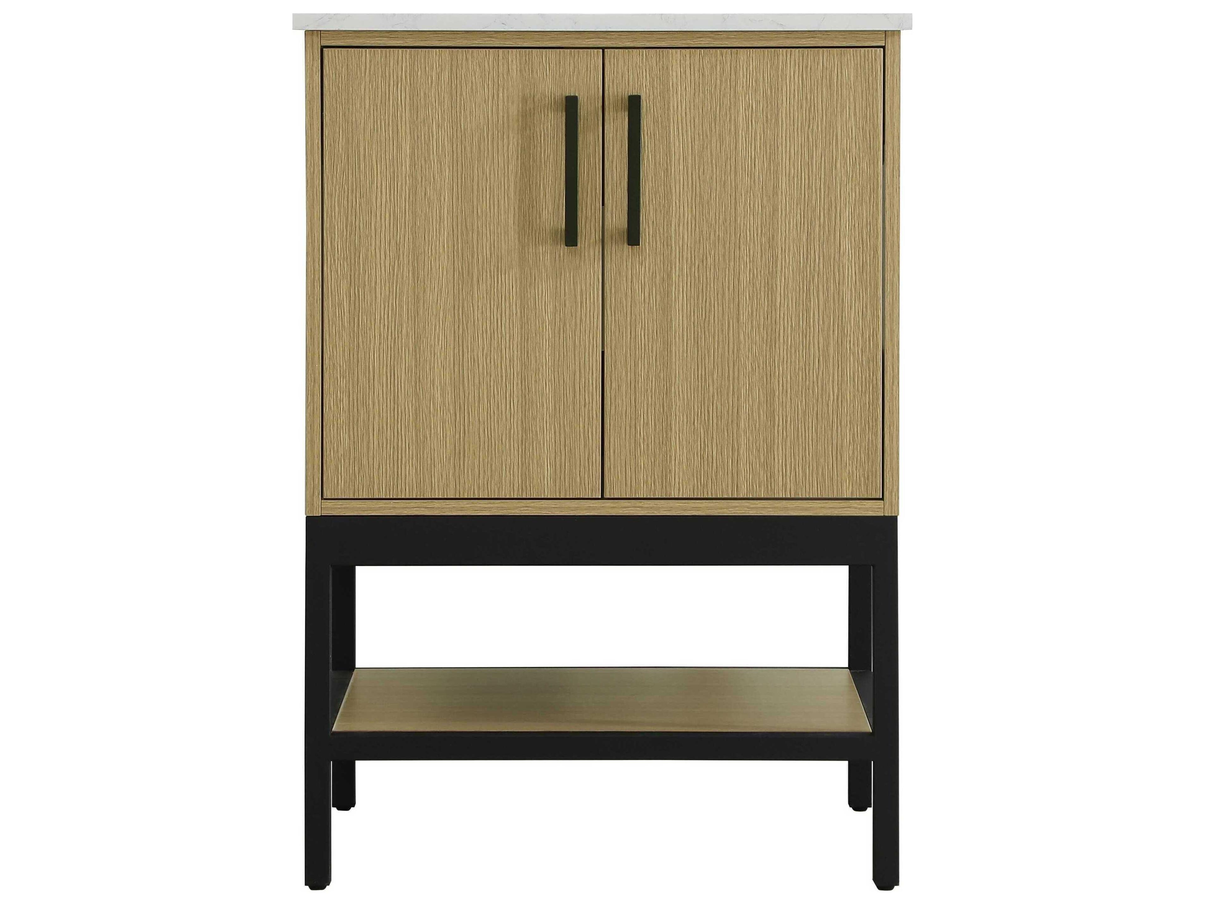 Elegant Lighting Lennox Honey Brown 24" Vanity