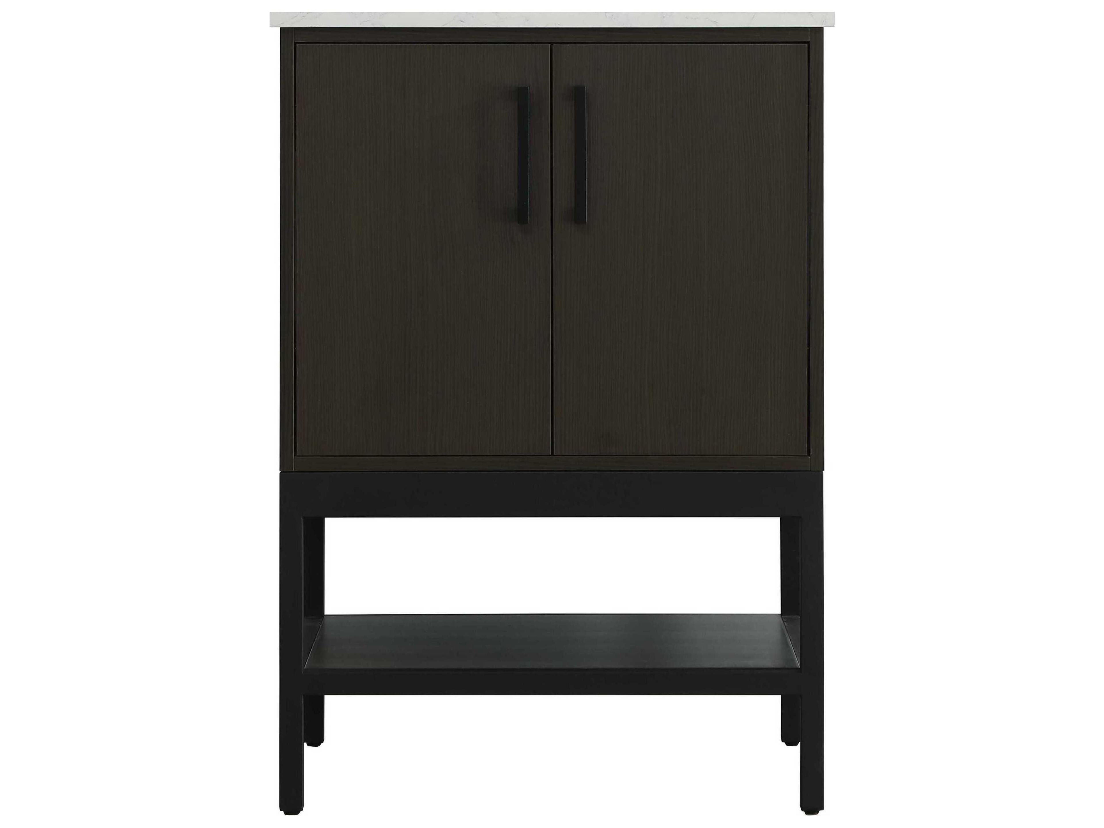 Elegant Lighting Lennox Mocha Brown 24" Vanity