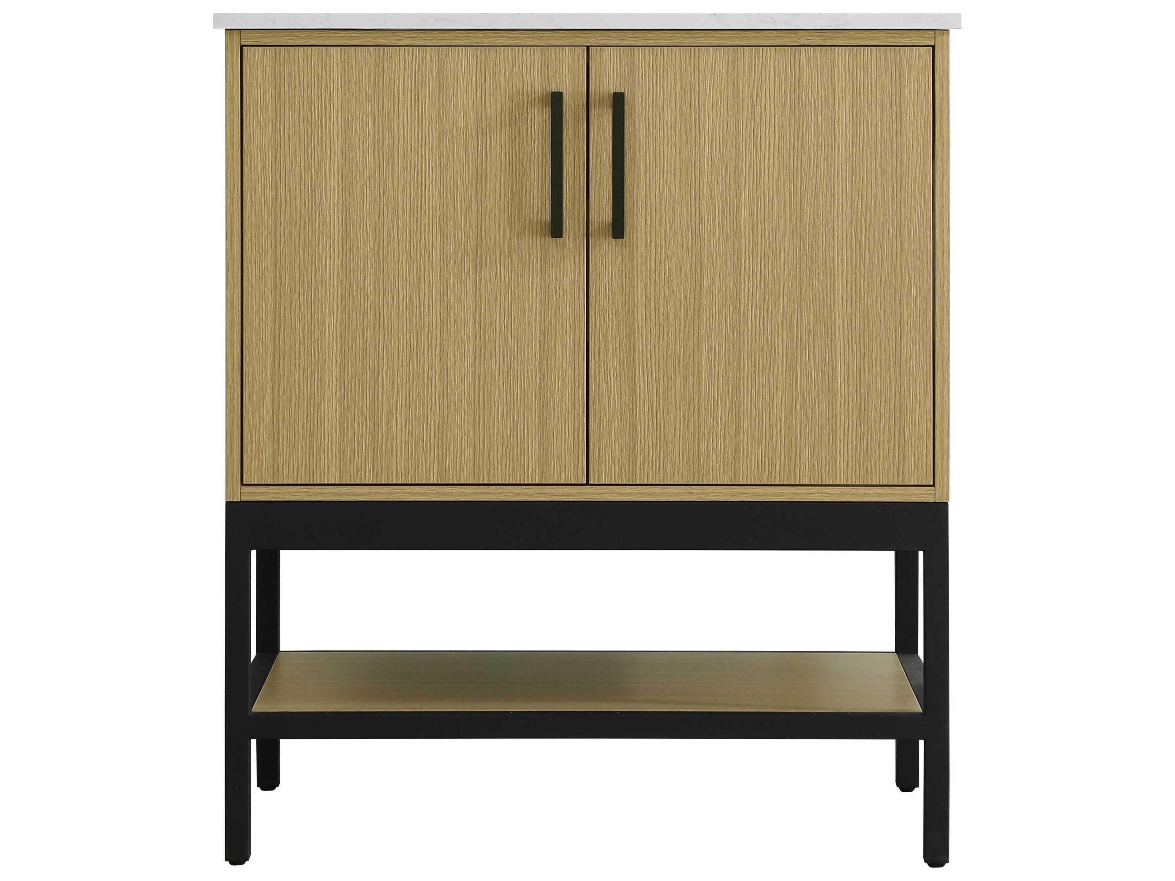 Elegant Lighting Lennox Honey Brown 30" Vanity