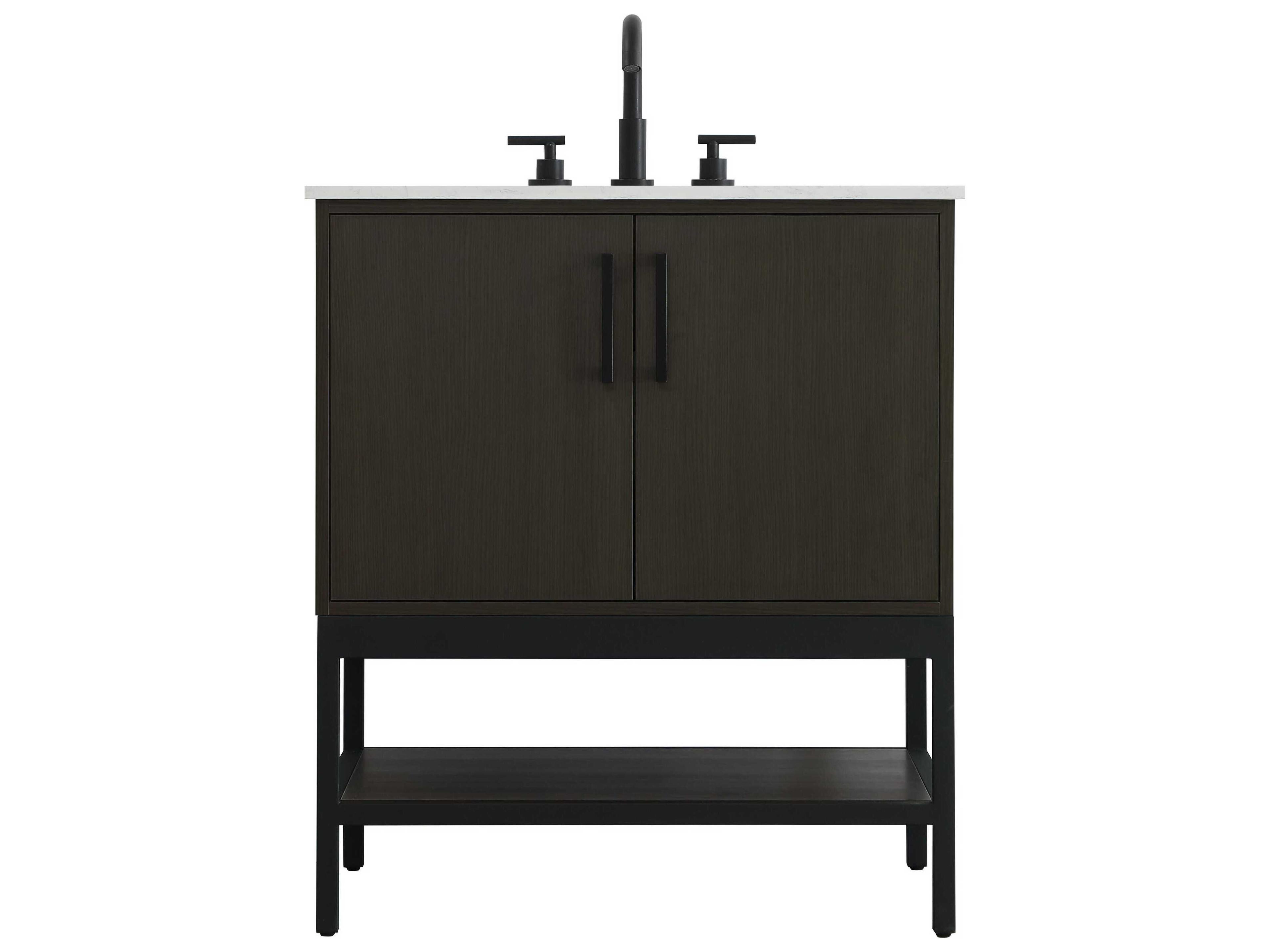 Lennox Mocha Brown 30" Vanity