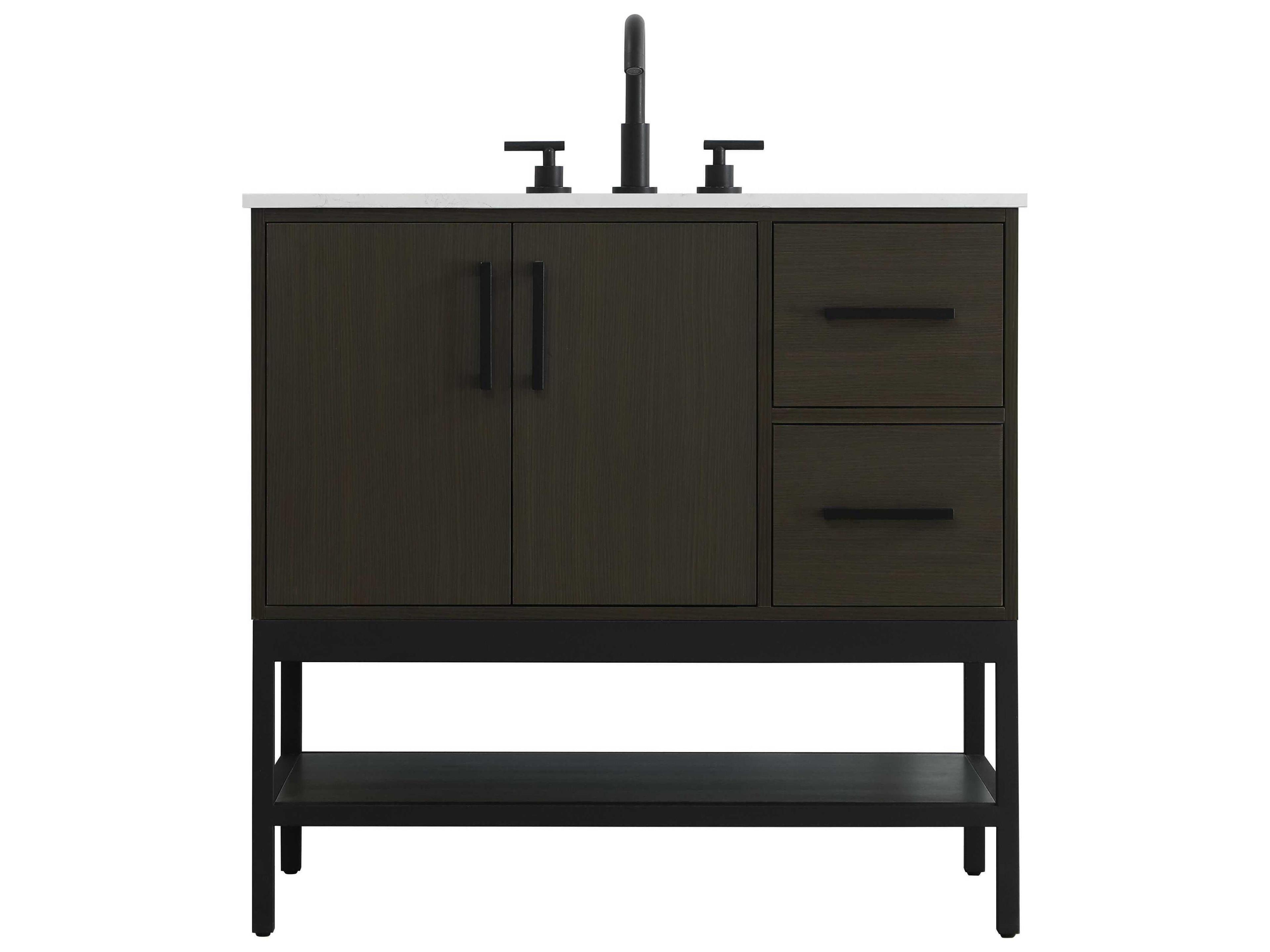 Lennox Mocha Brown 36" Vanity