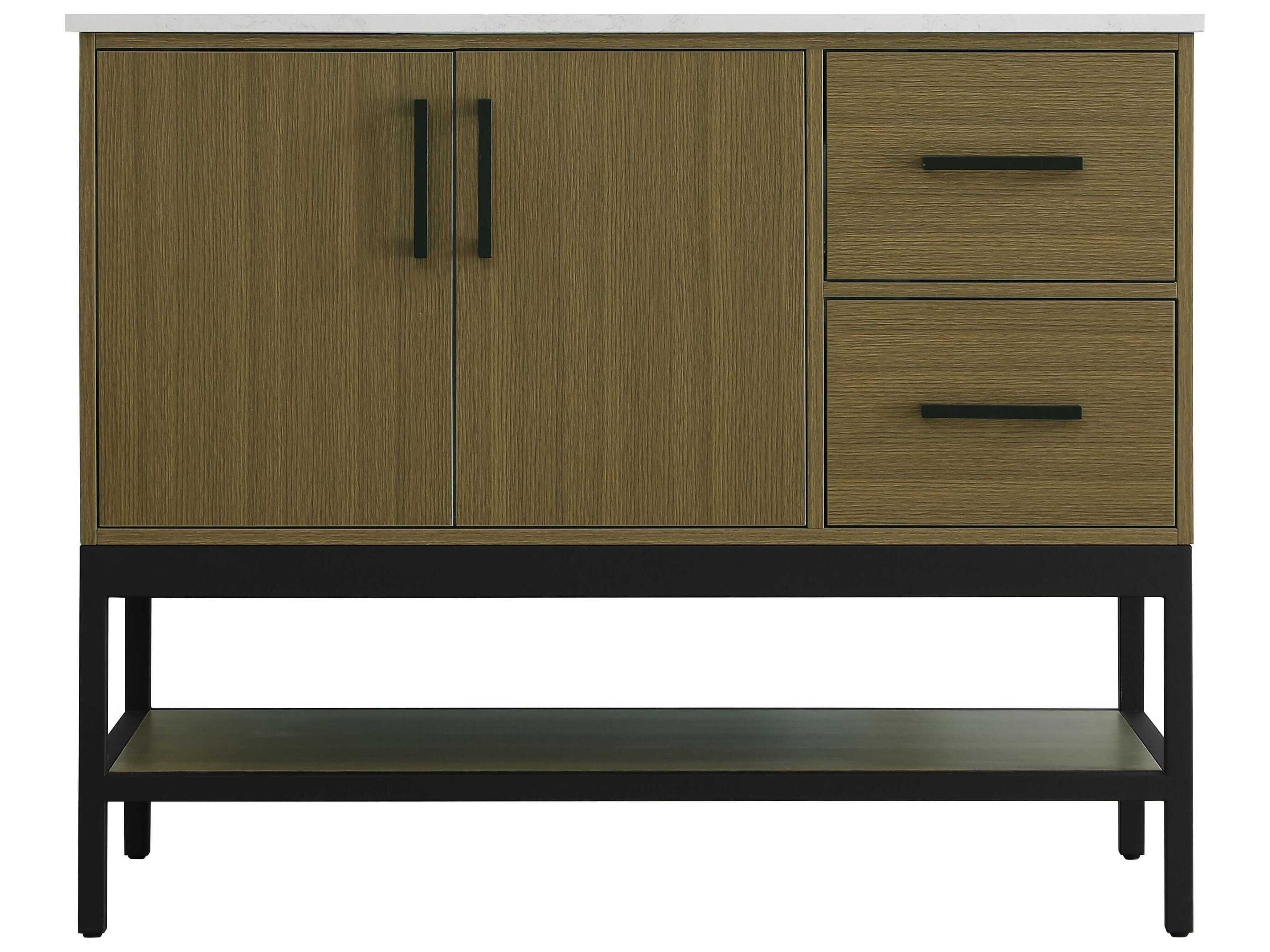 Elegant Lighting Lennox Chestnut Brown 42" Vanity