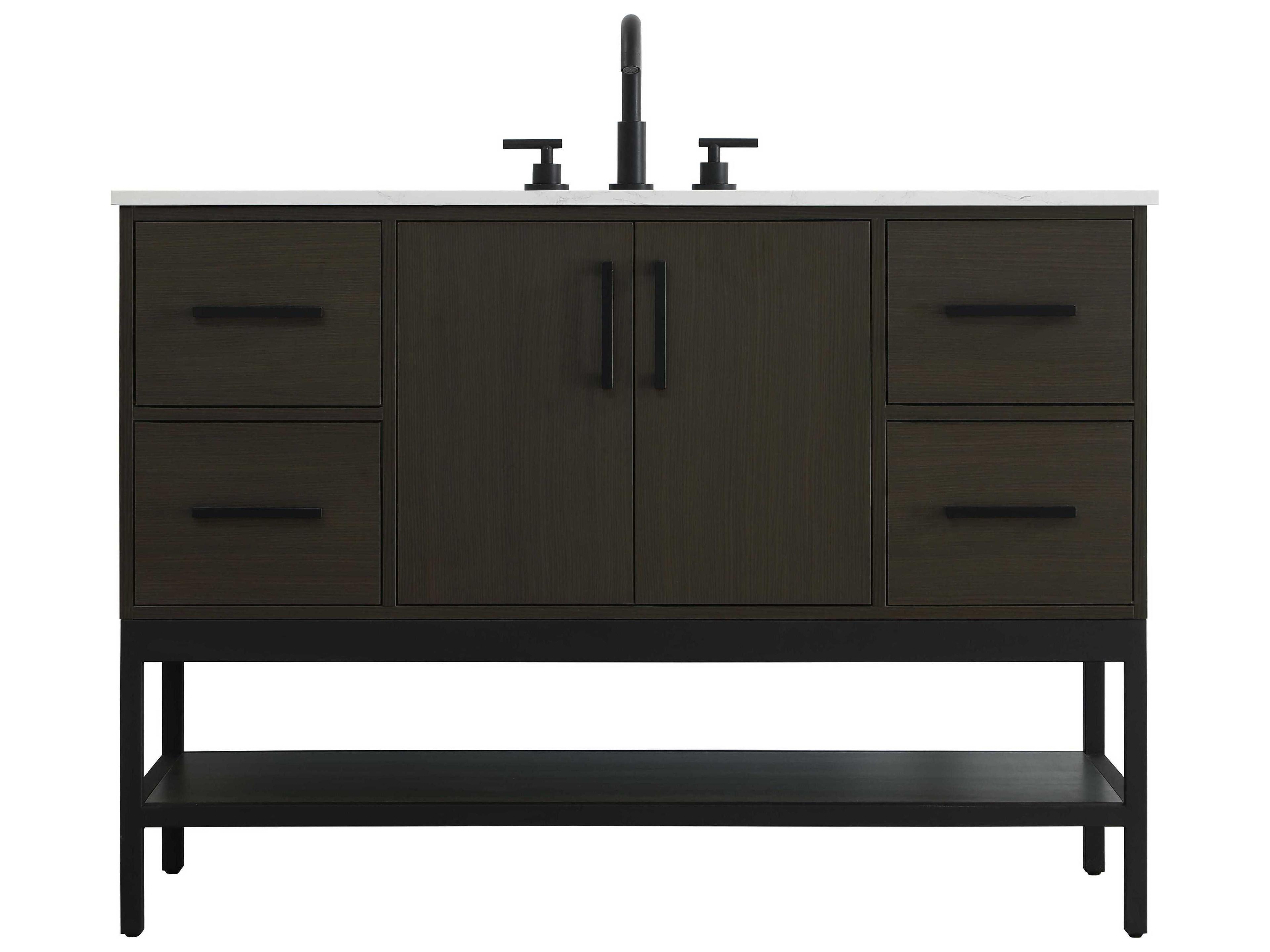 Lennox Mocha Brown 48" Vanity