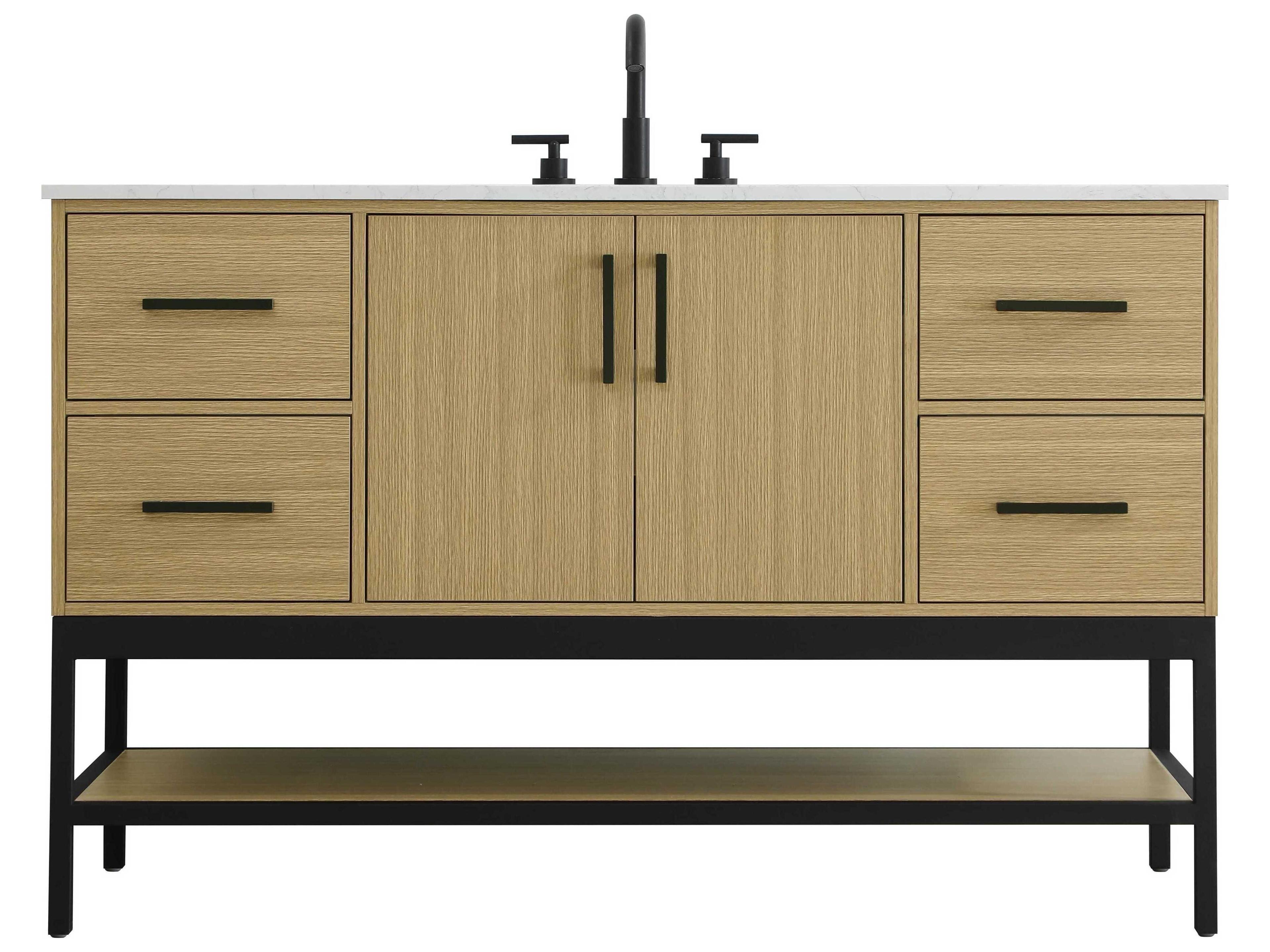 Lennox Honey Brown 54" Vanity
