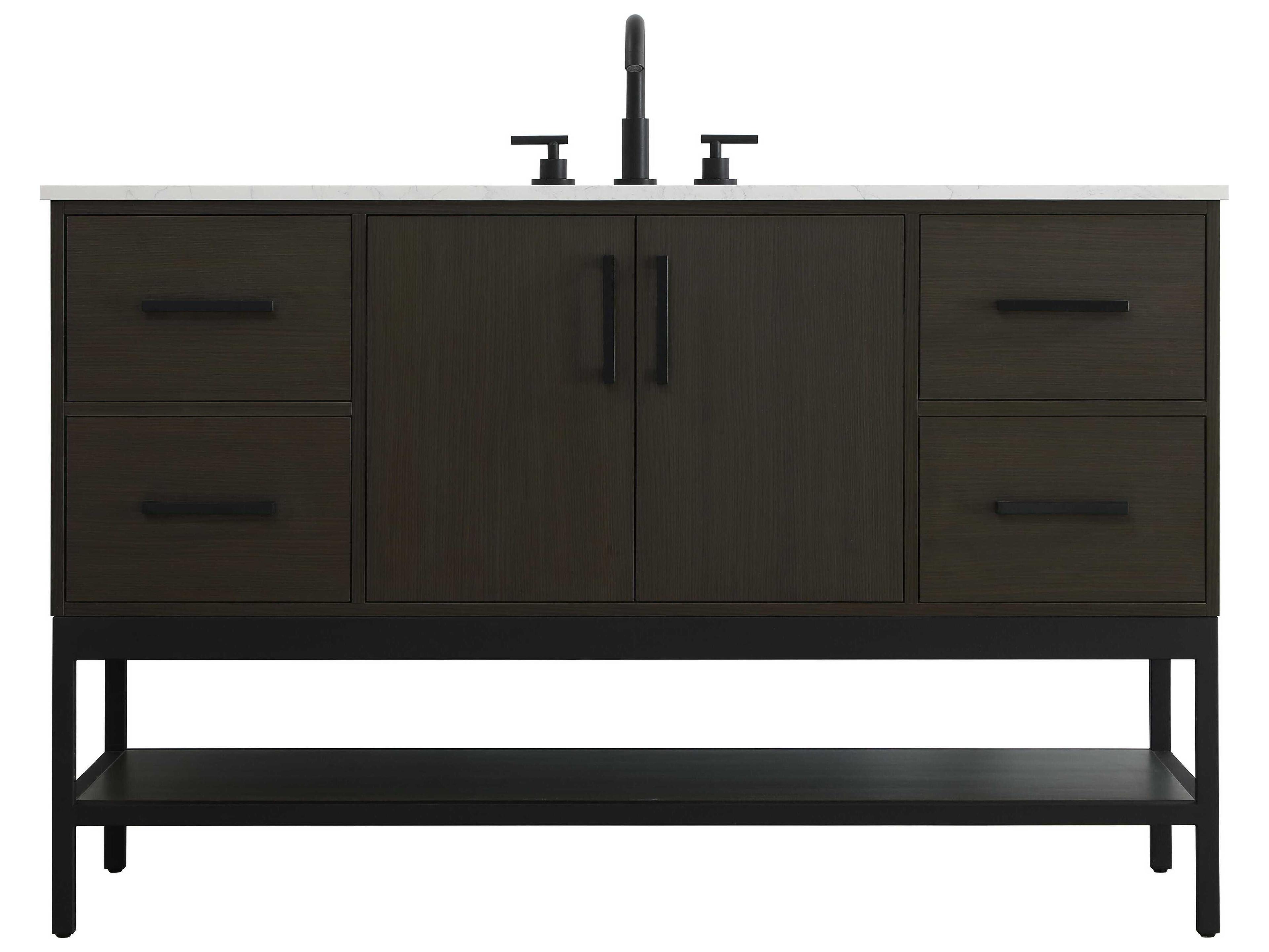 Lennox Mocha Brown 54" Vanity
