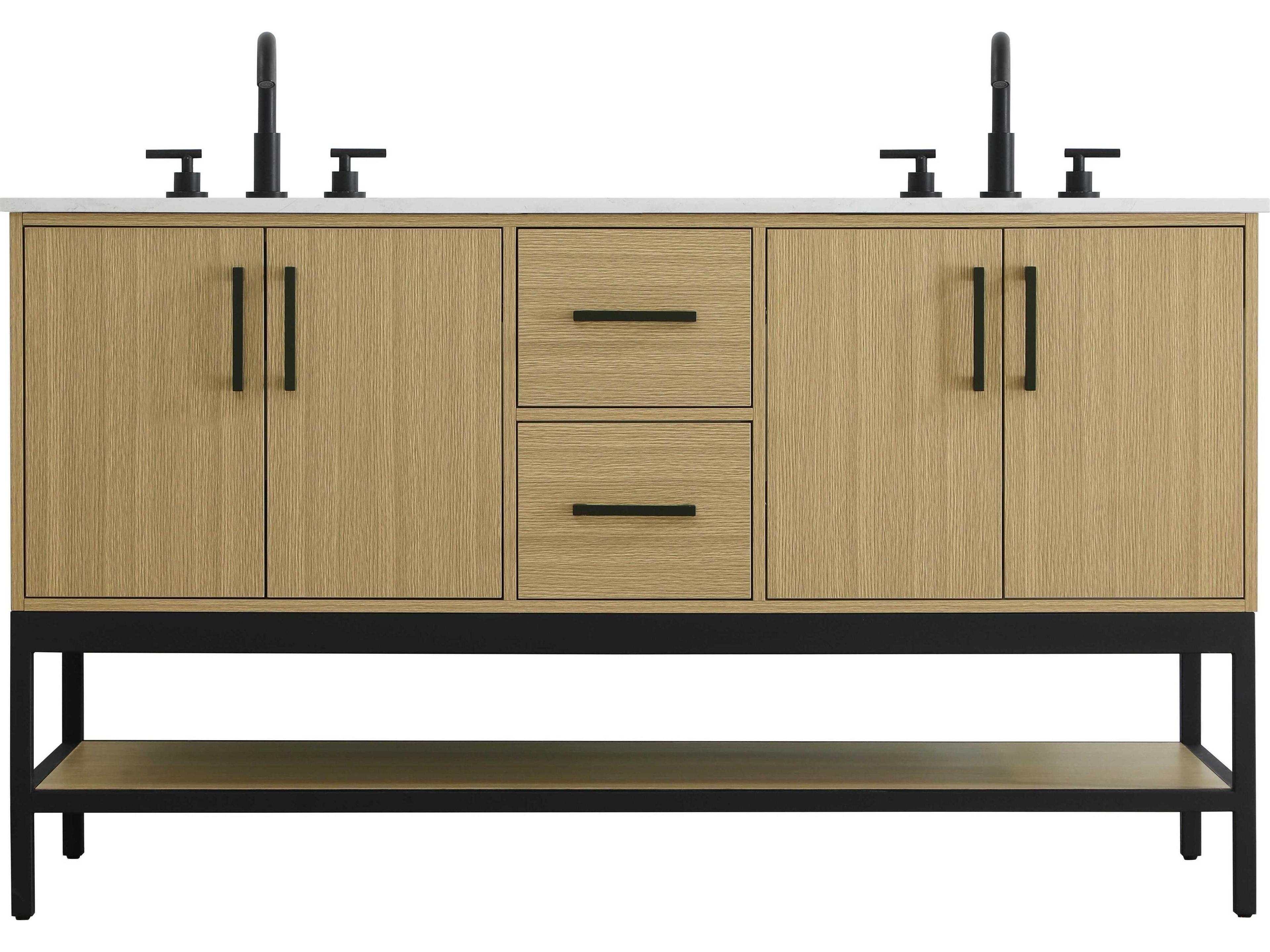 Lennox Honey Brown 60" Vanity