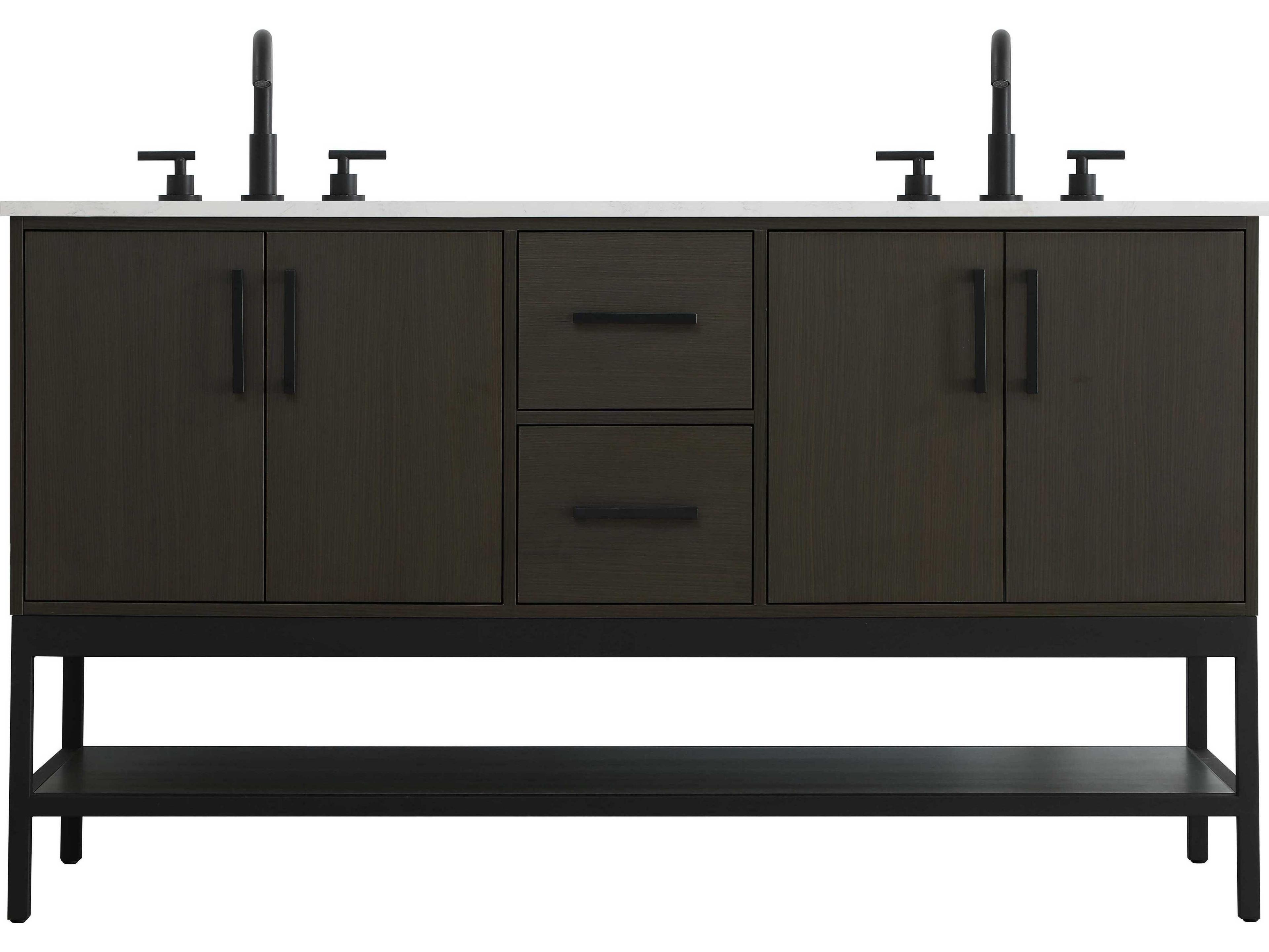 Lennox Mocha Brown 60" Vanity