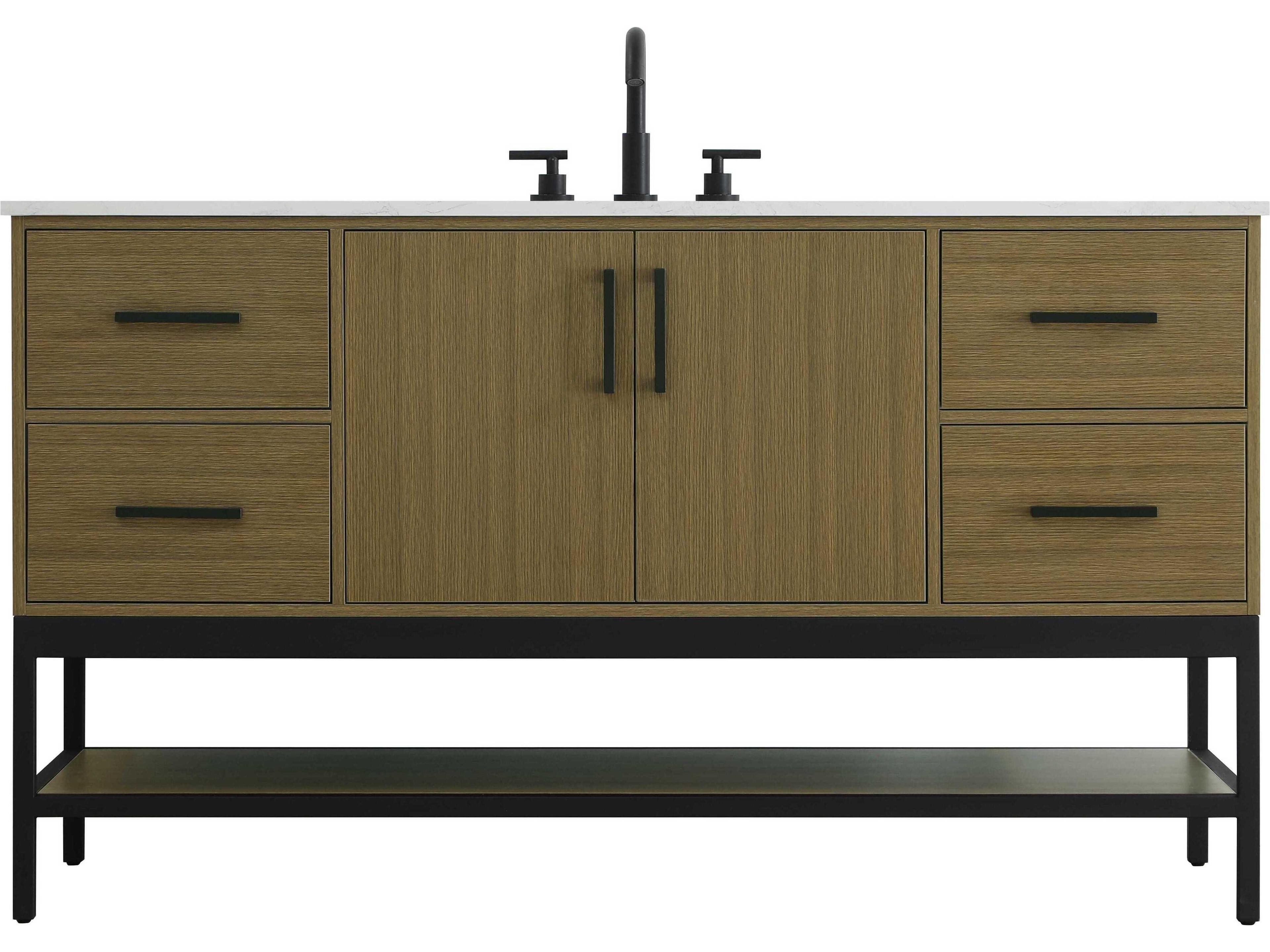 Lennox Chestnut Brown 60" Vanity