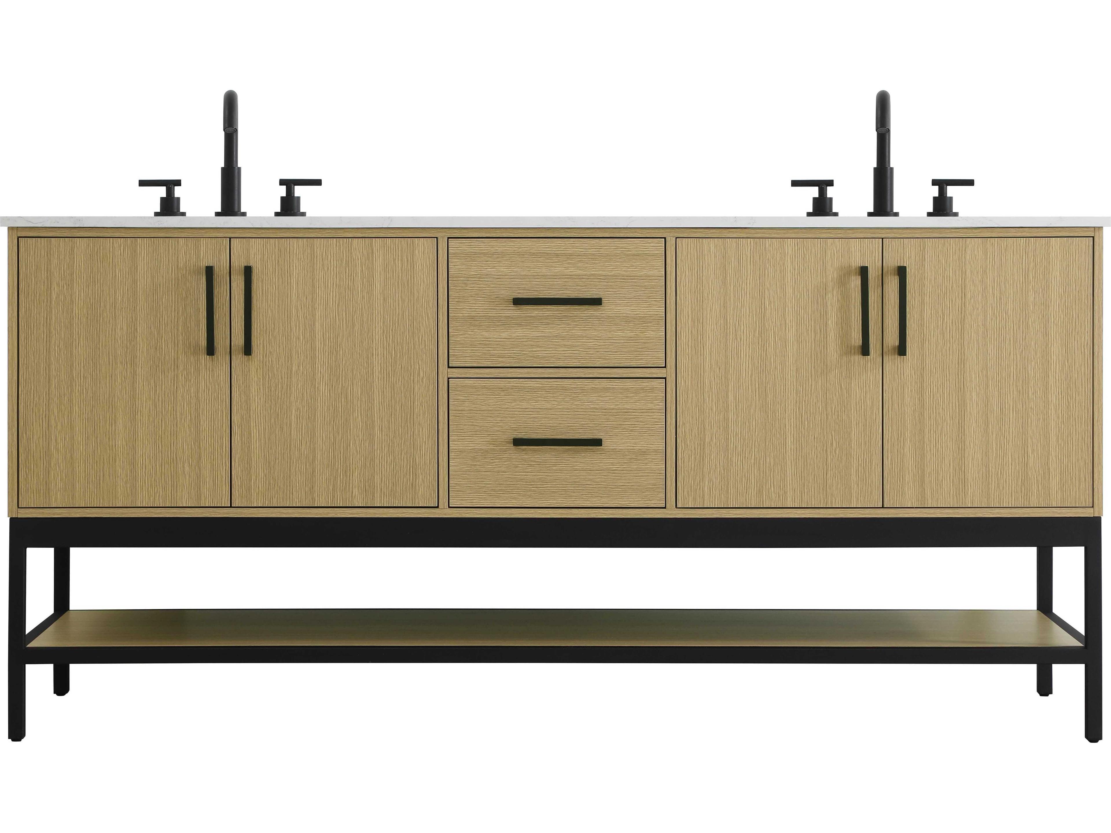 Lennox Honey Brown 72" Vanity