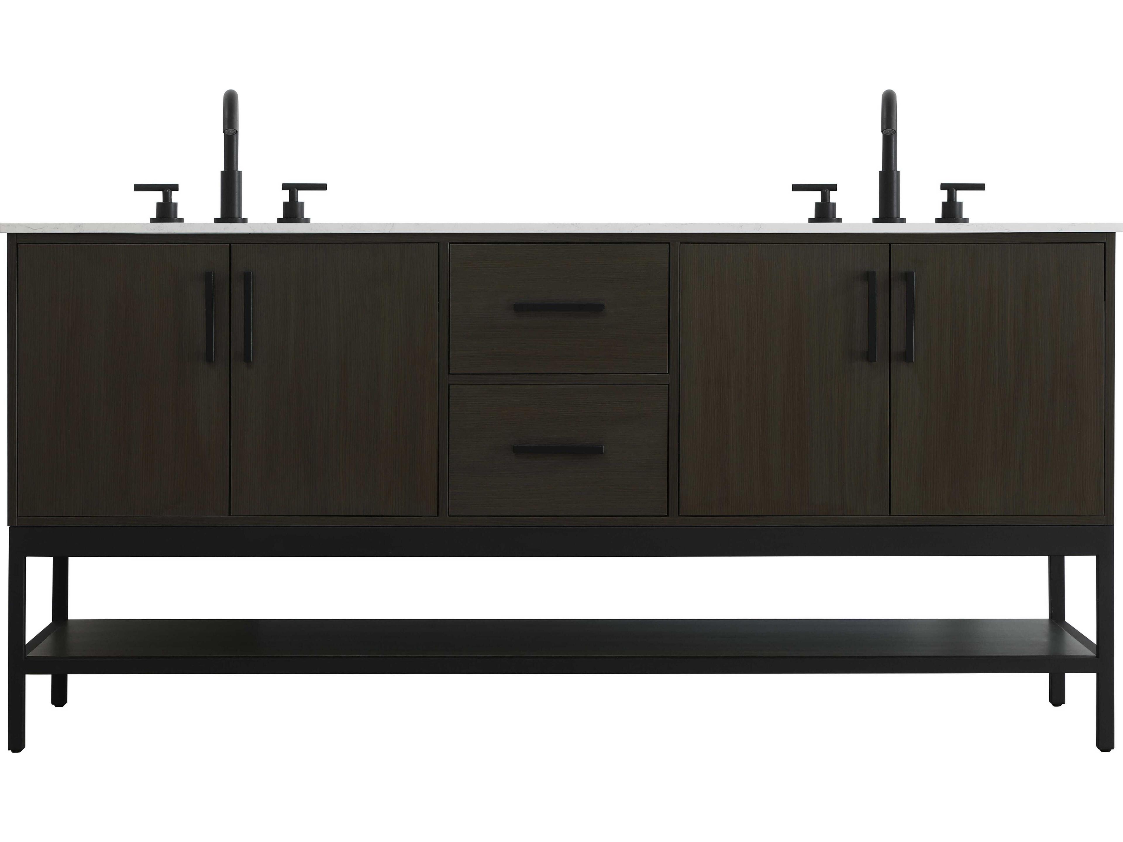 Lennox Mocha Brown 72" Vanity