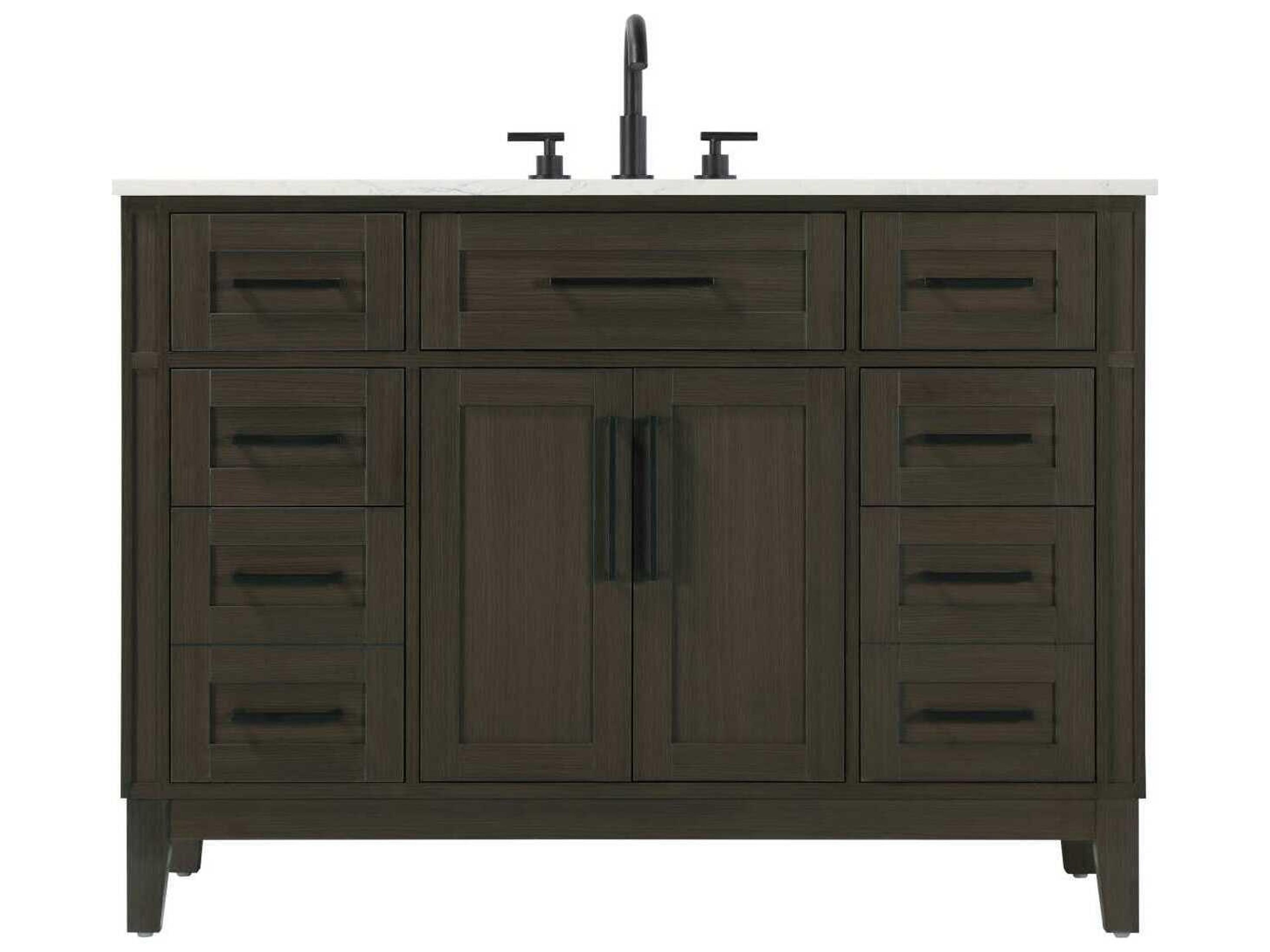 Virginia 48" Mocha Brown Vanity
