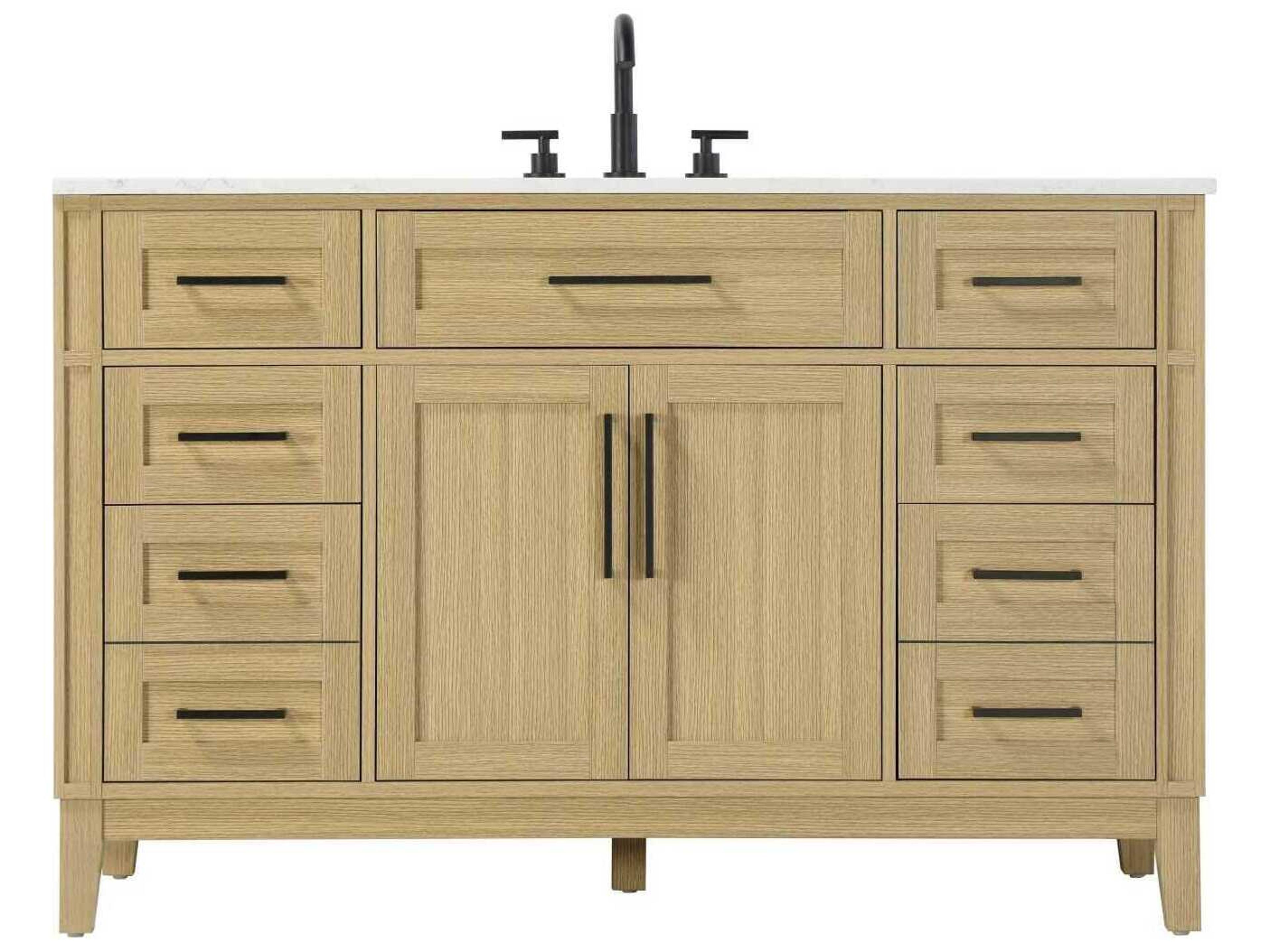Virginia 54" Honey Brown Vanity