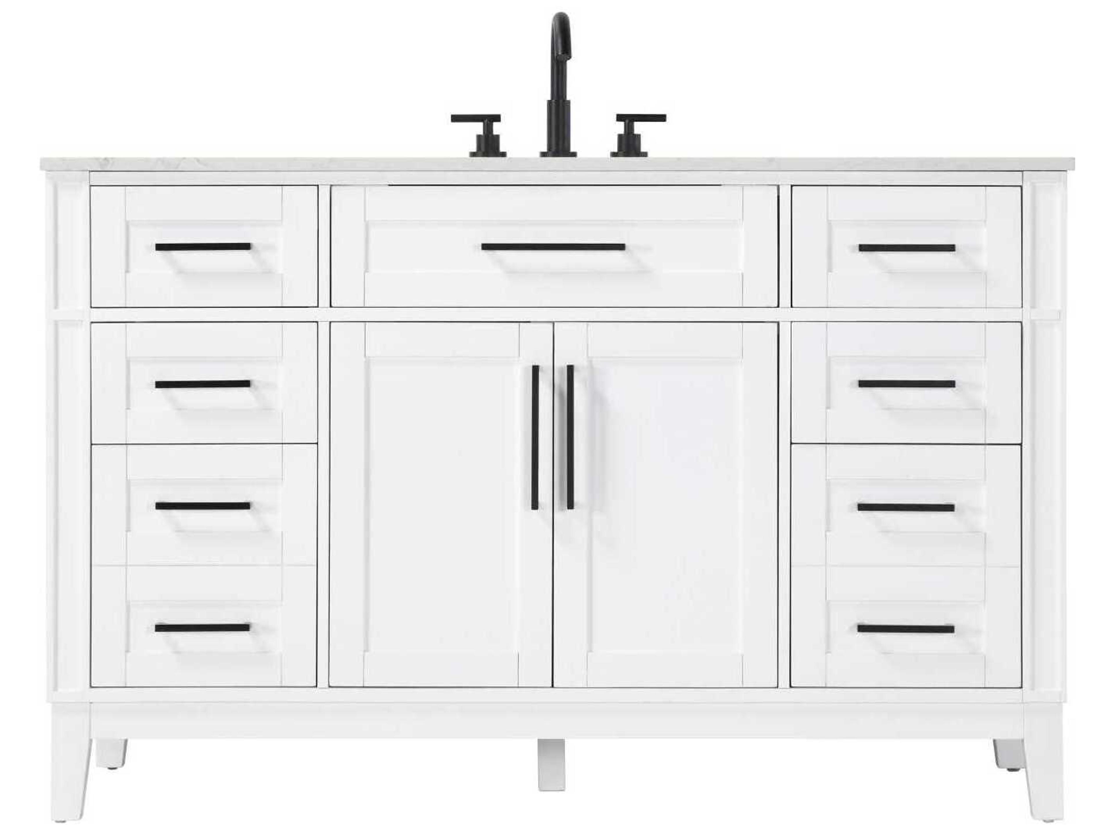 Virginia 54" White Vanity