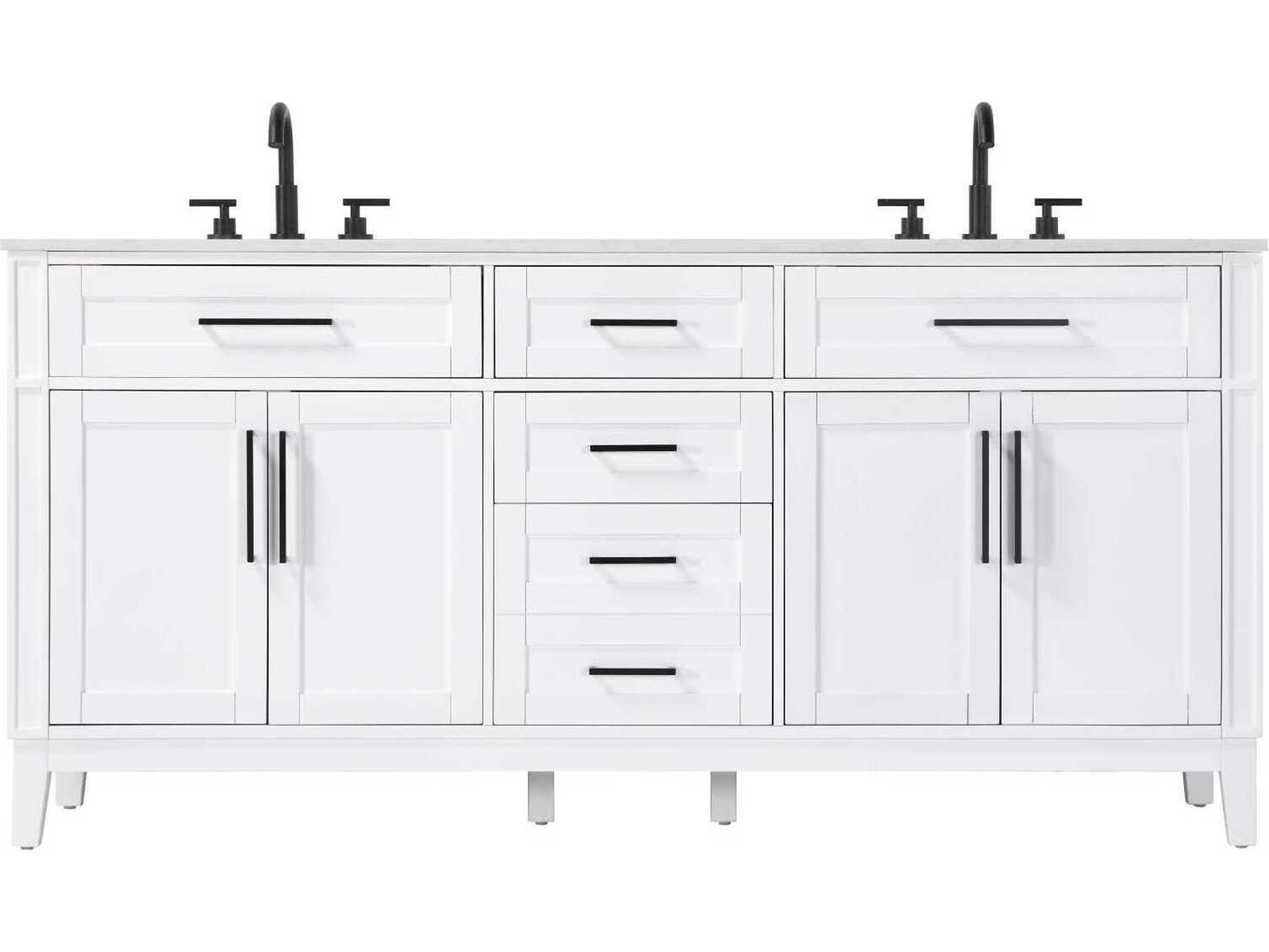 Virginia 72" White Vanity