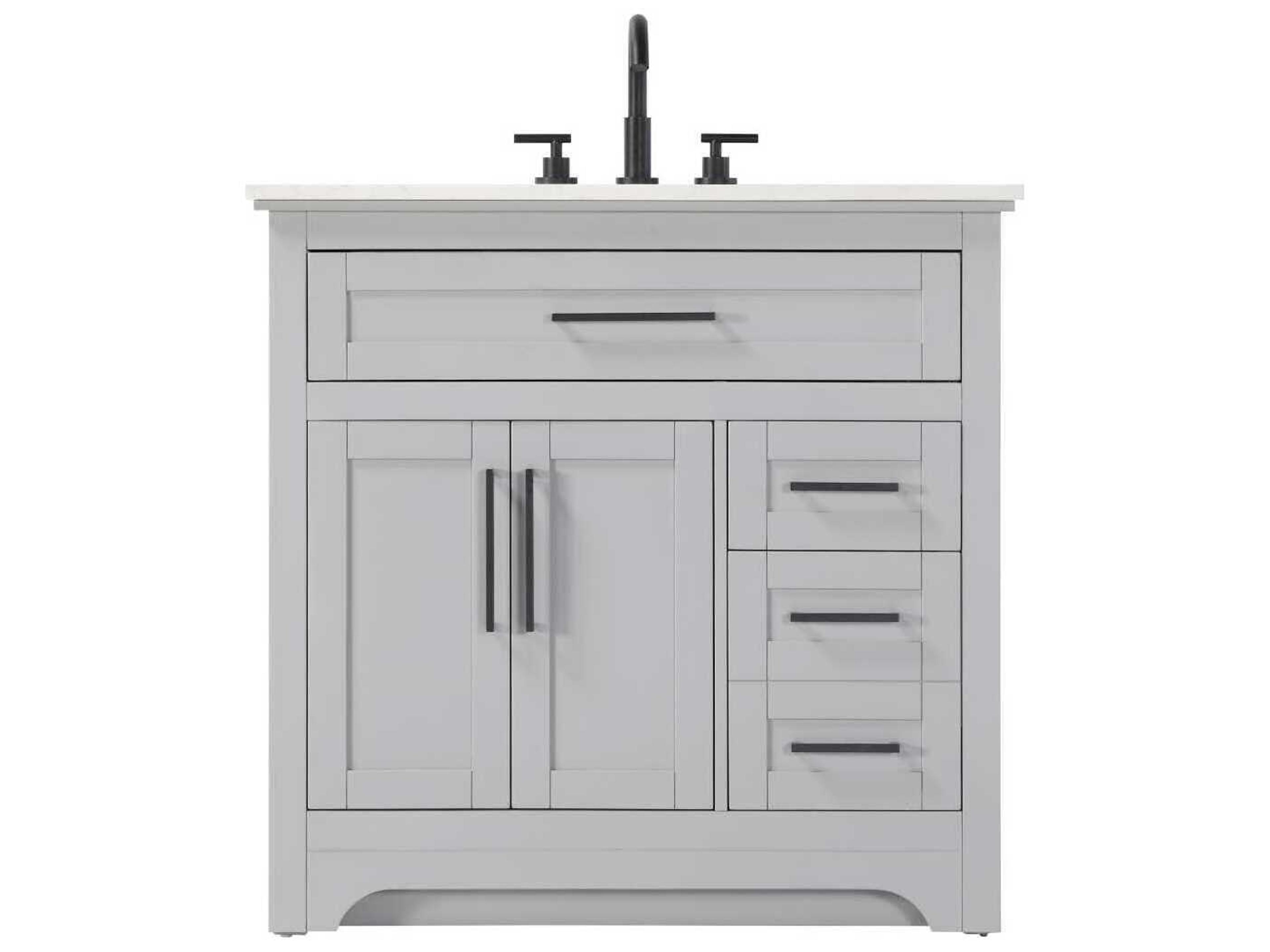 Remington 36" Grey Vanity