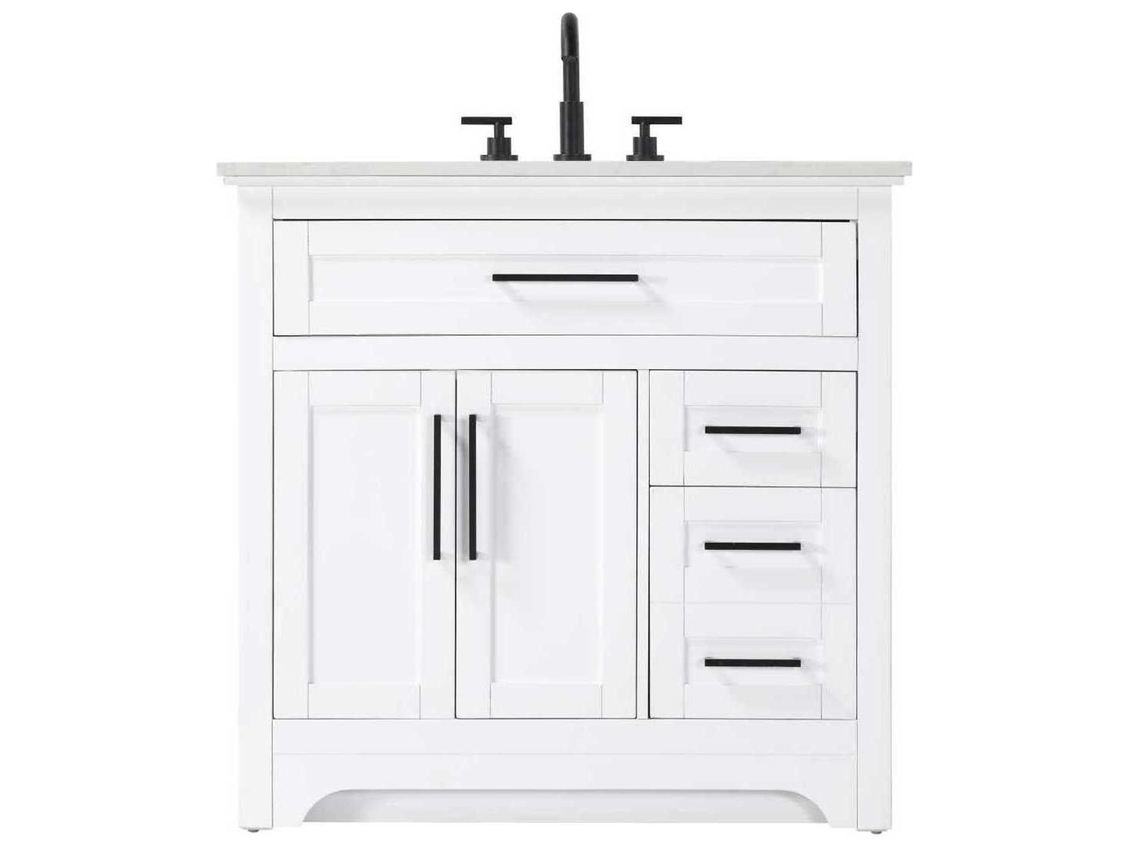 Remington 36" White Vanity