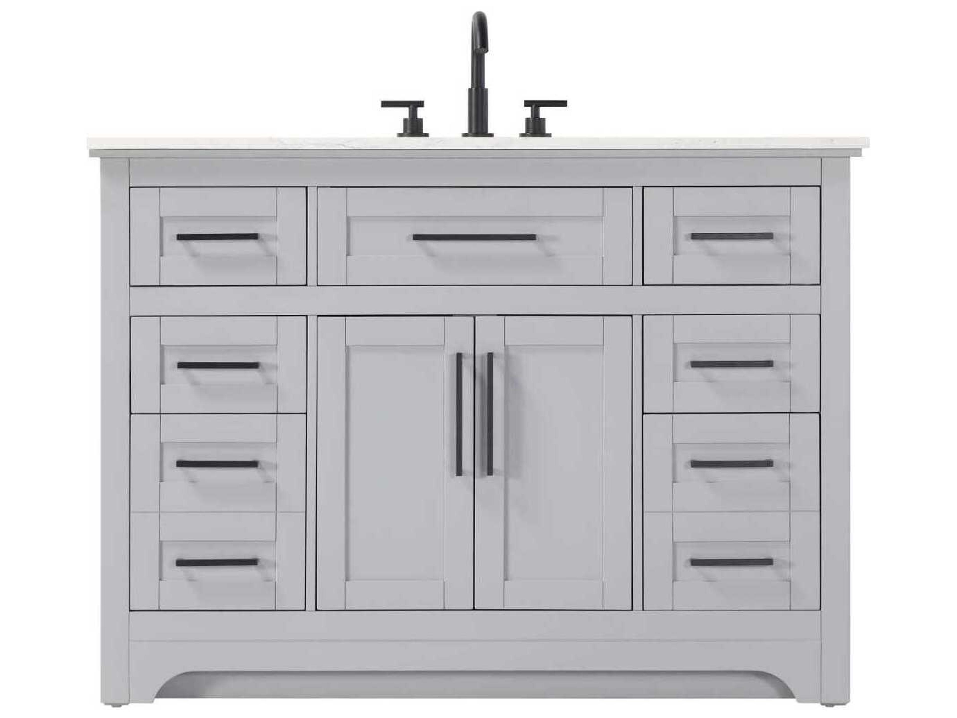 Remington 48" Grey Vanity