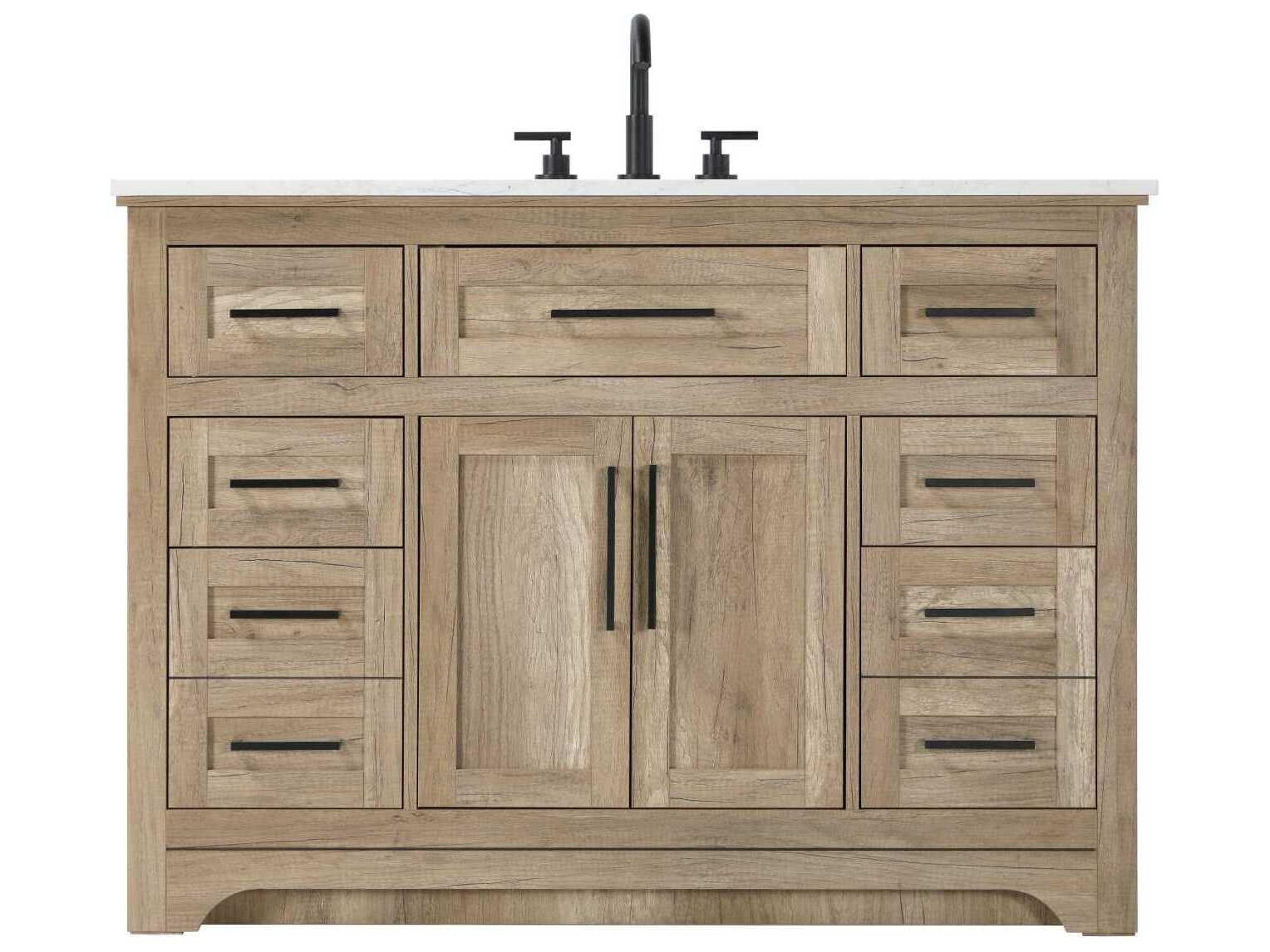 Remington 48" Natural Oak Vanity