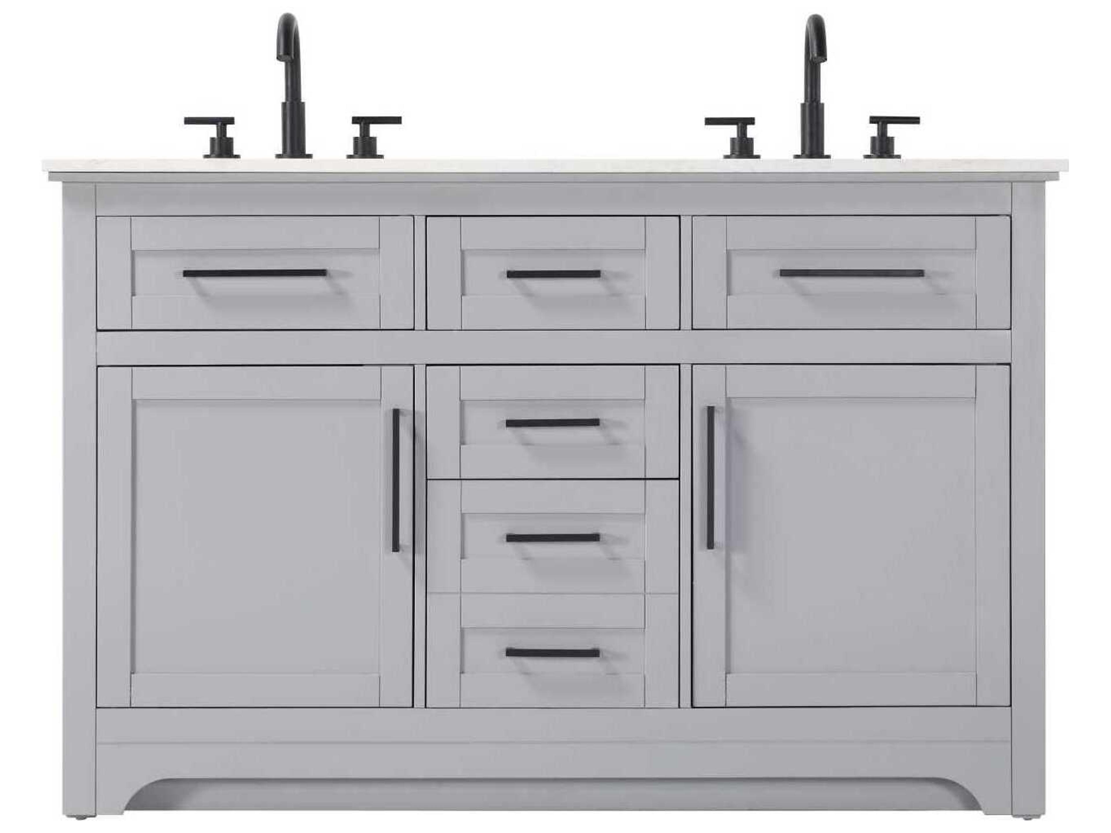 Remington 54" Grey Vanity