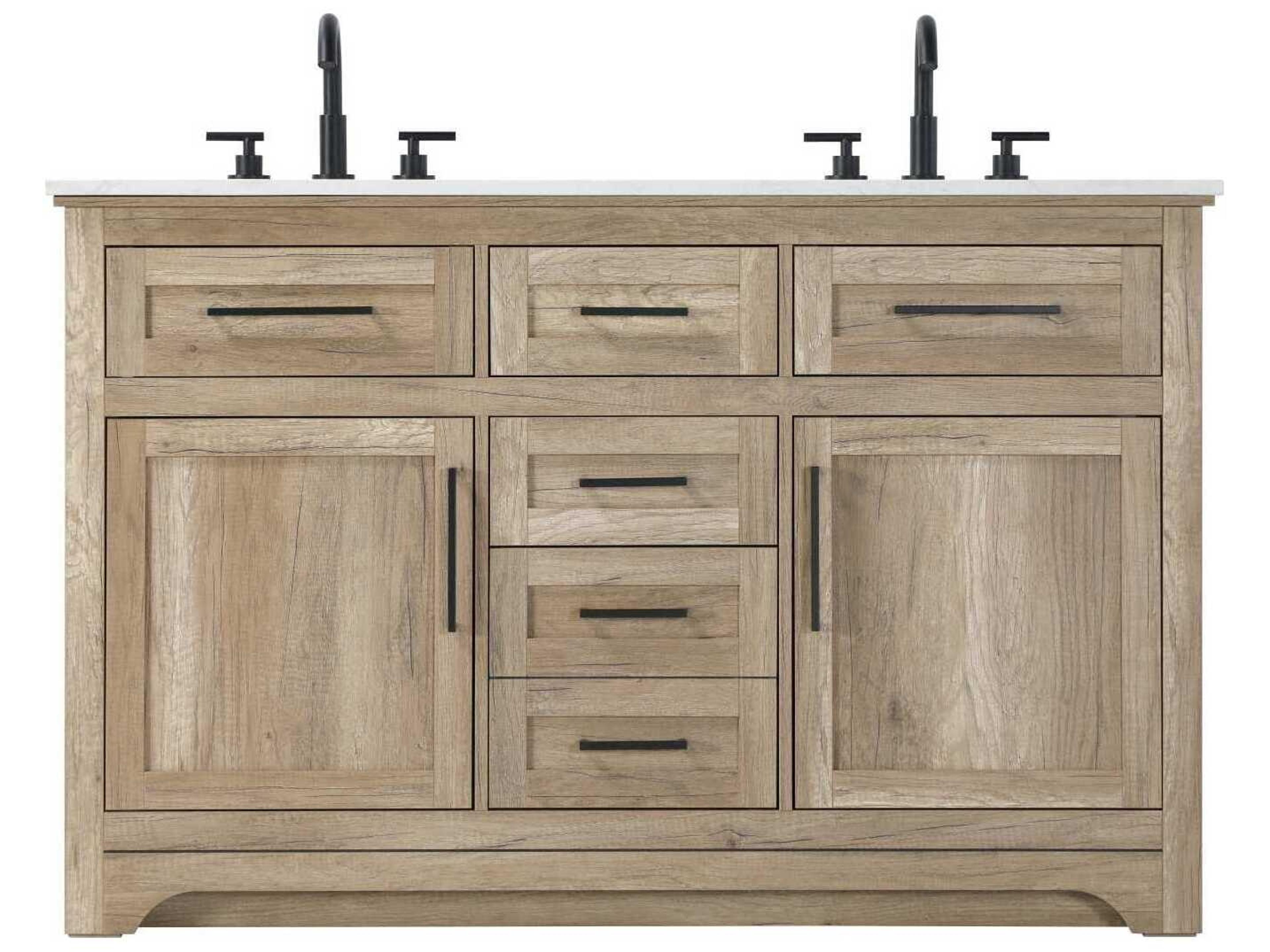 Remington 54" Natural Oak Vanity