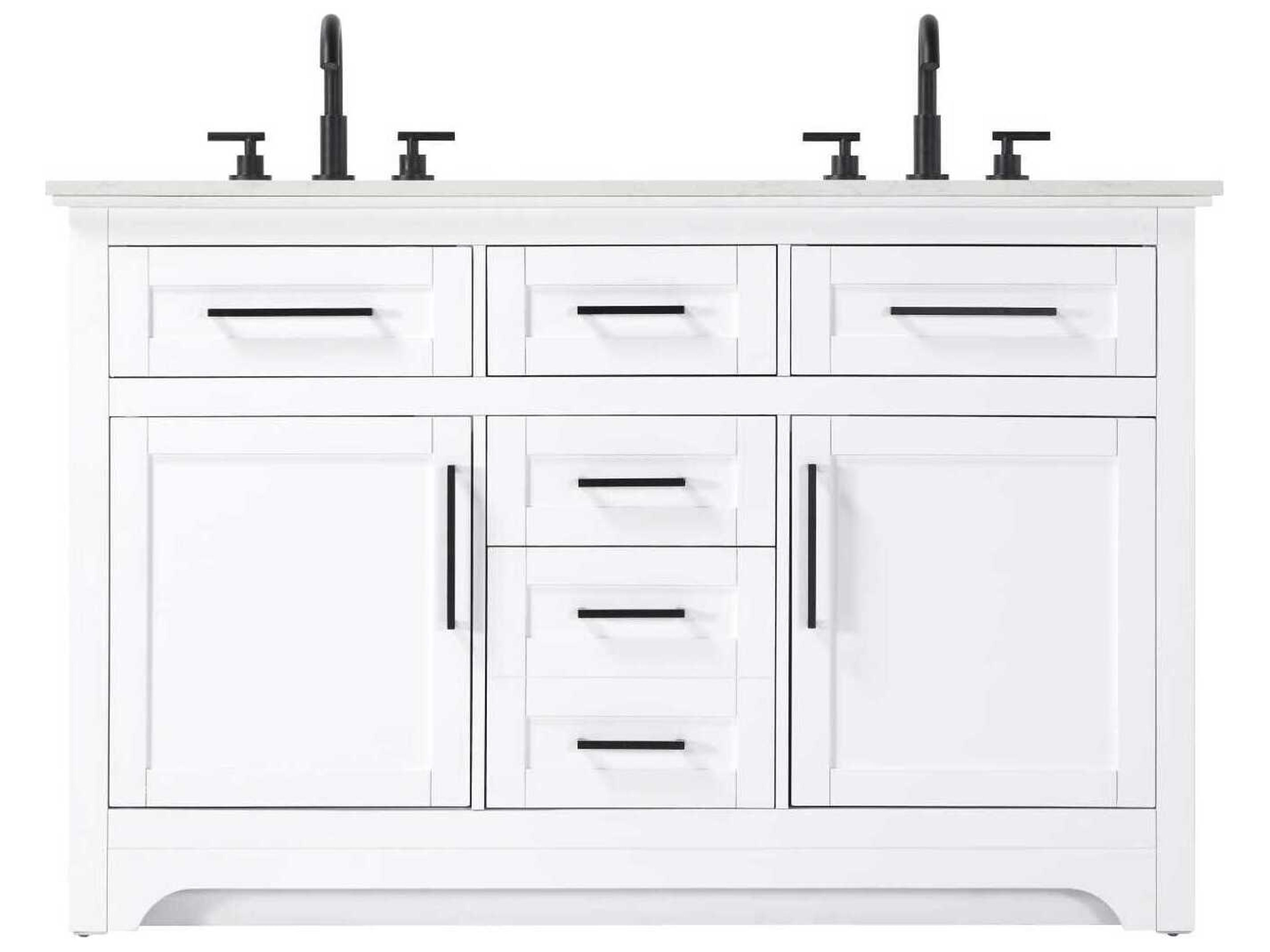 Remington 54" White Vanity