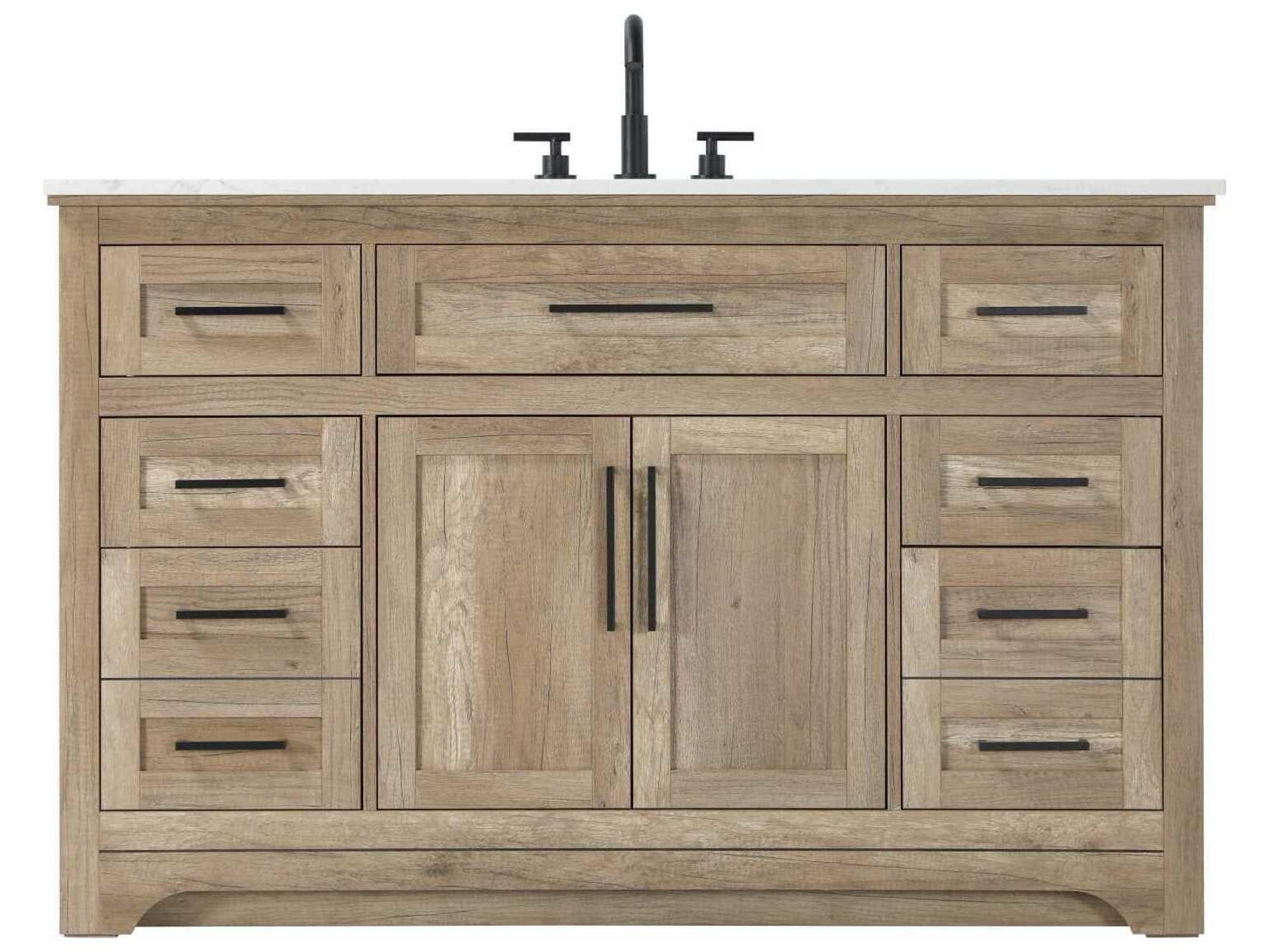 Remington 54" Natural Oak Vanity