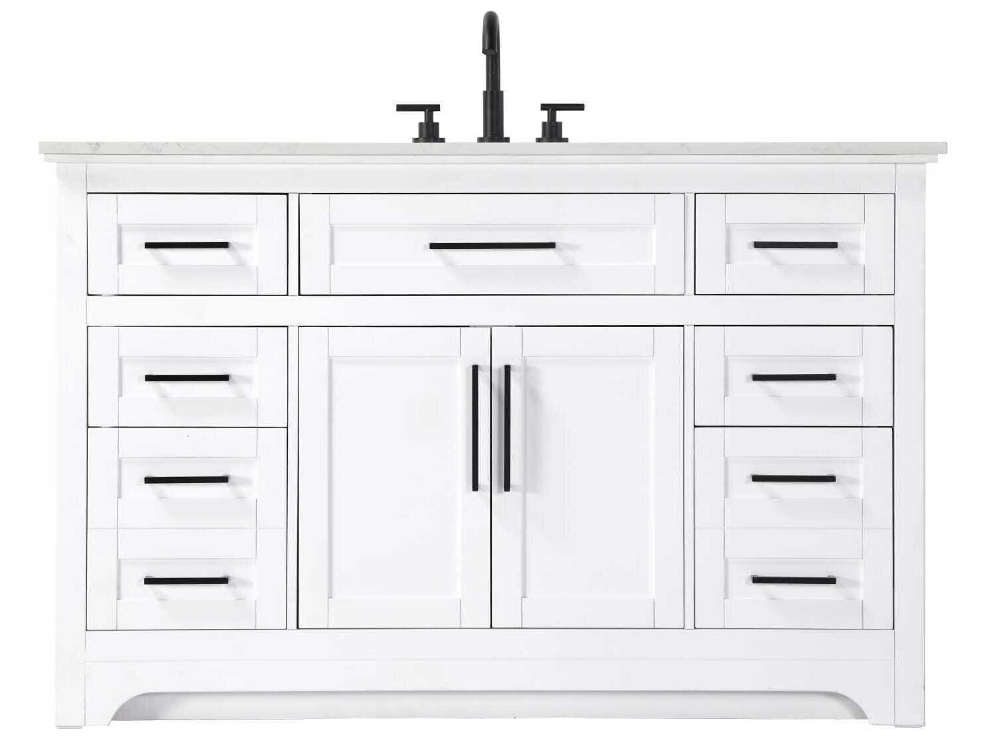 Remington 54" White Vanity