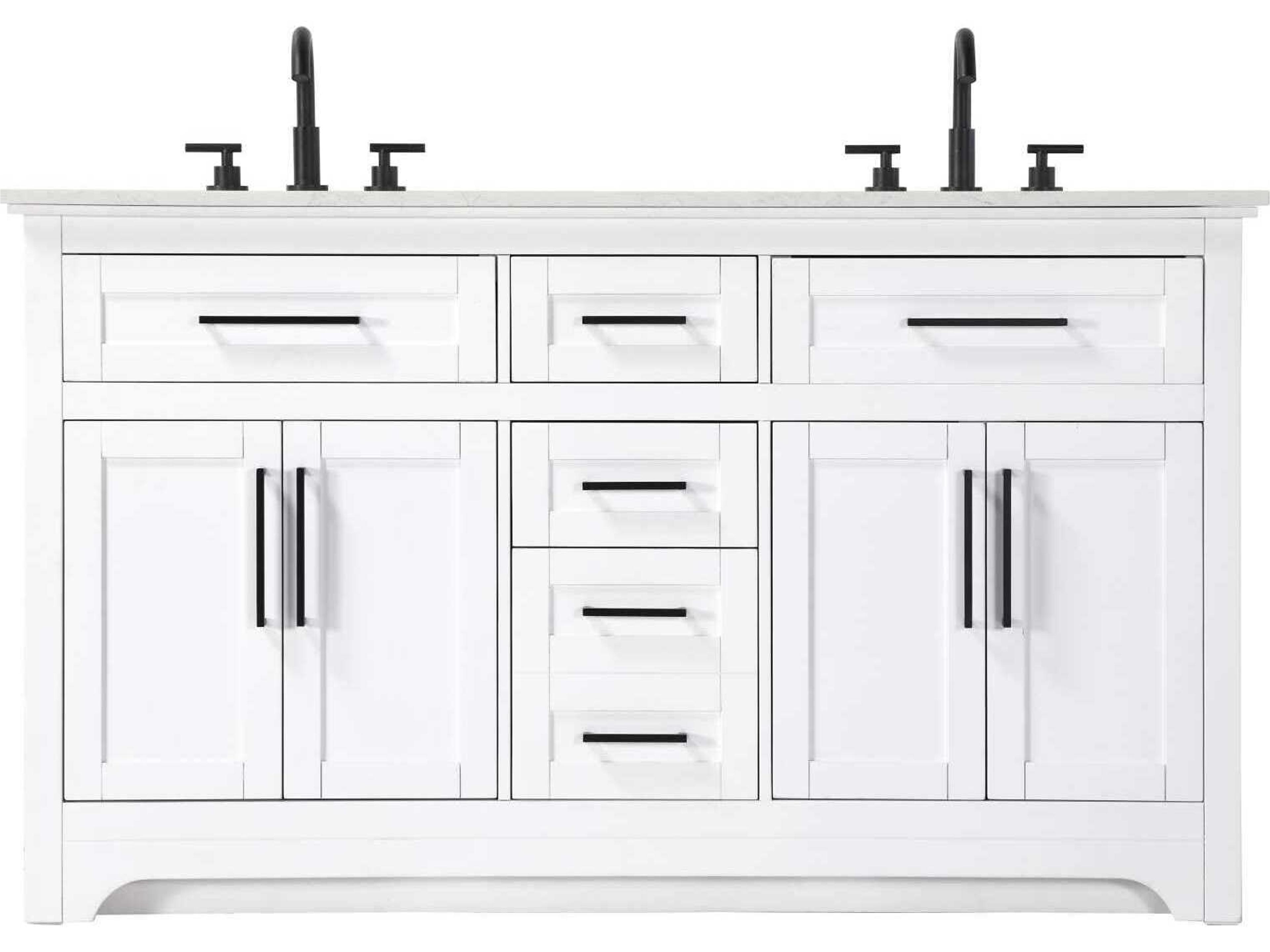 Remington 60" White Vanity