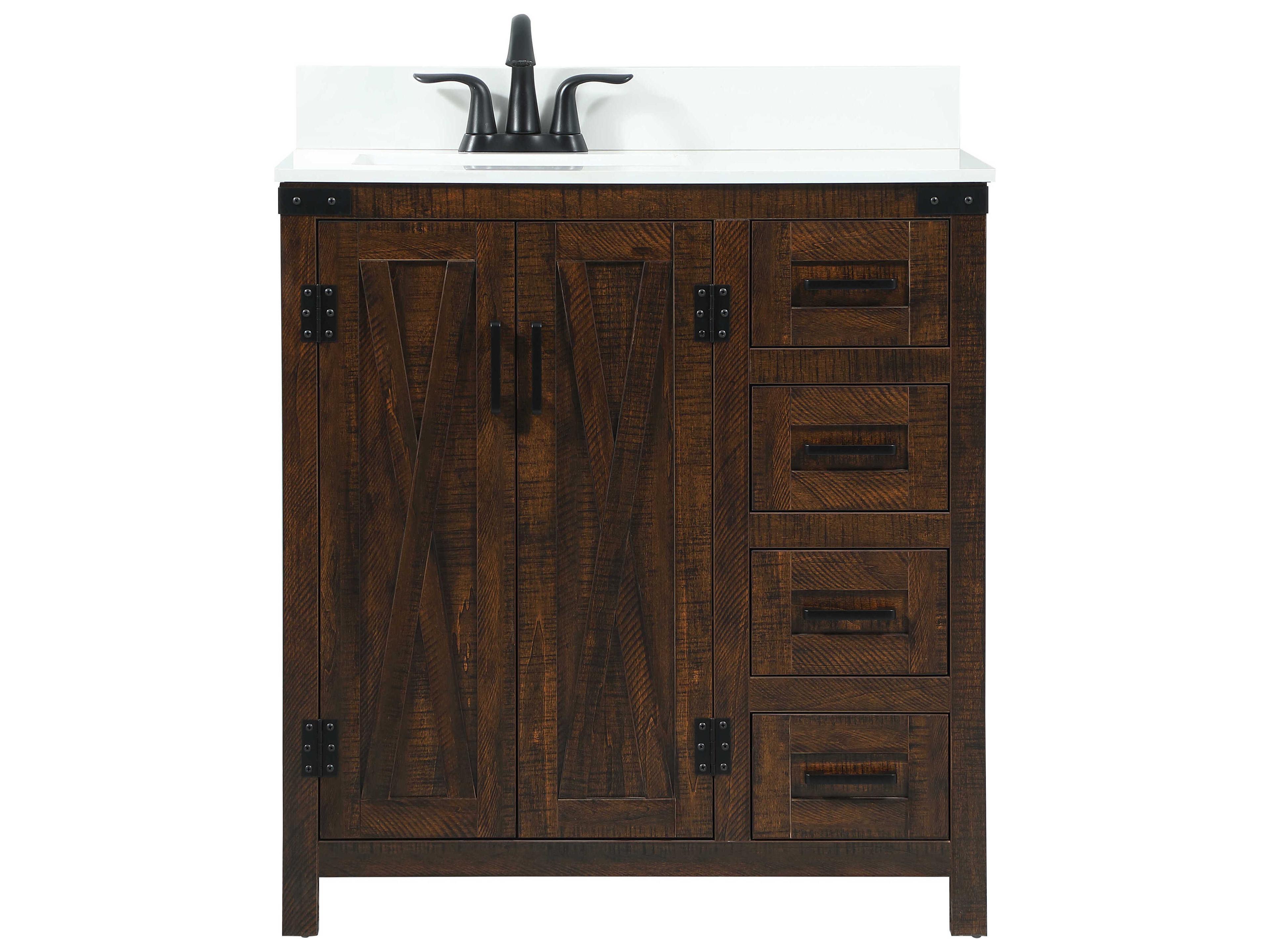 Grant Expresso 32" Vanity with Backsplash