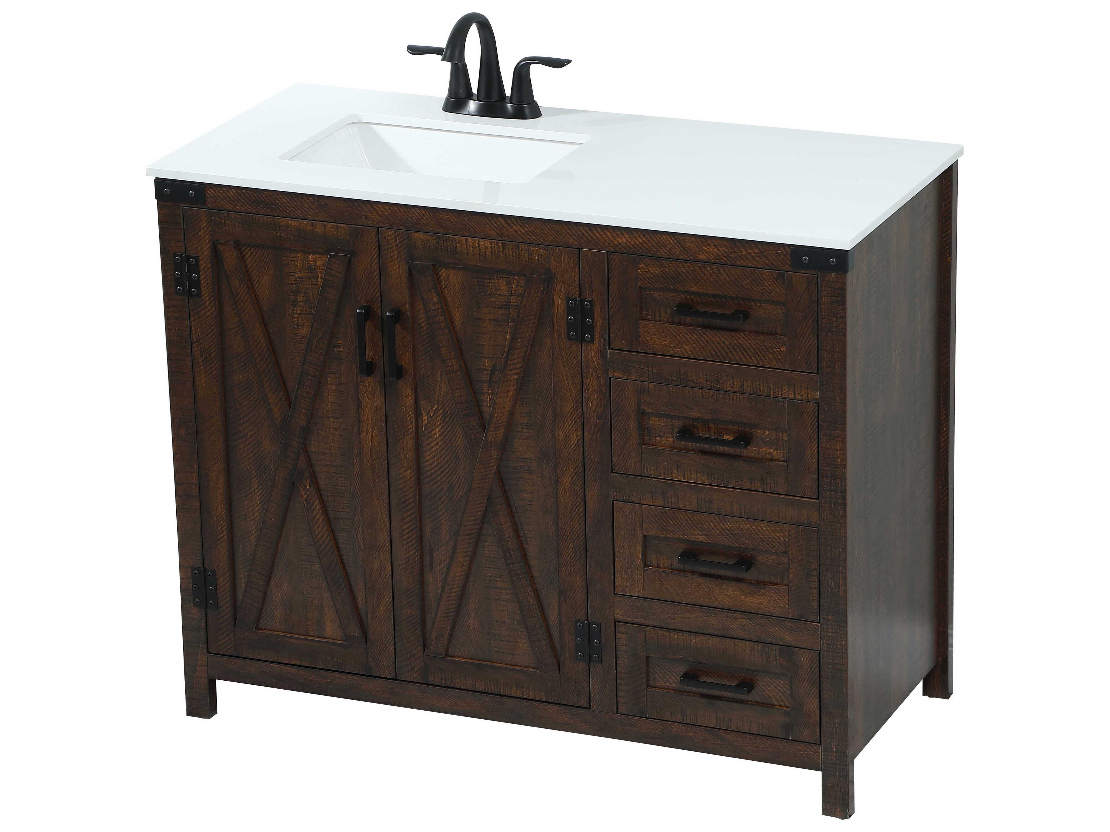 Elegant Lighting Grant Expresso 42" Vanity