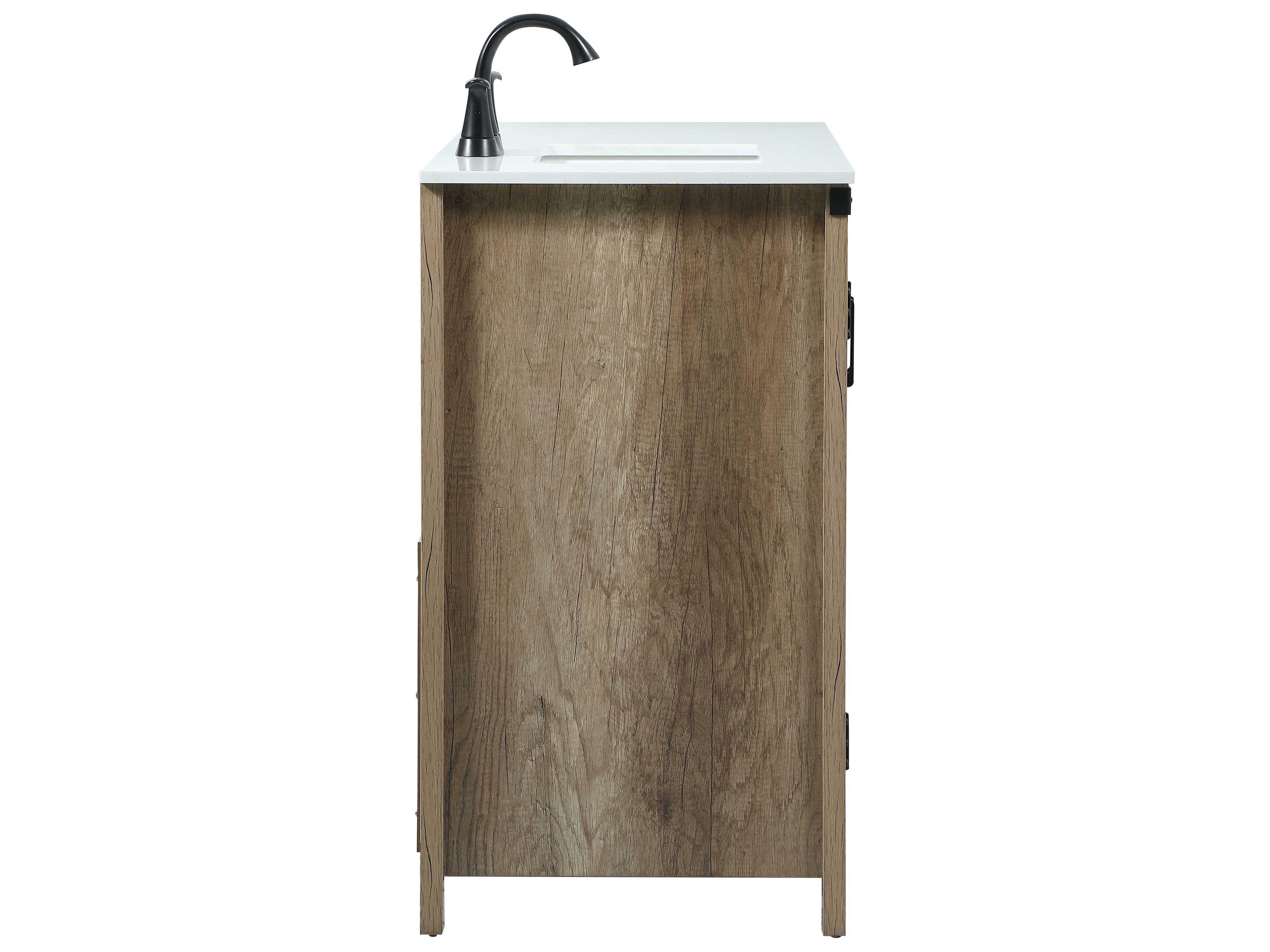 Elegant Lighting Grant Natural Oak 42" Vanity