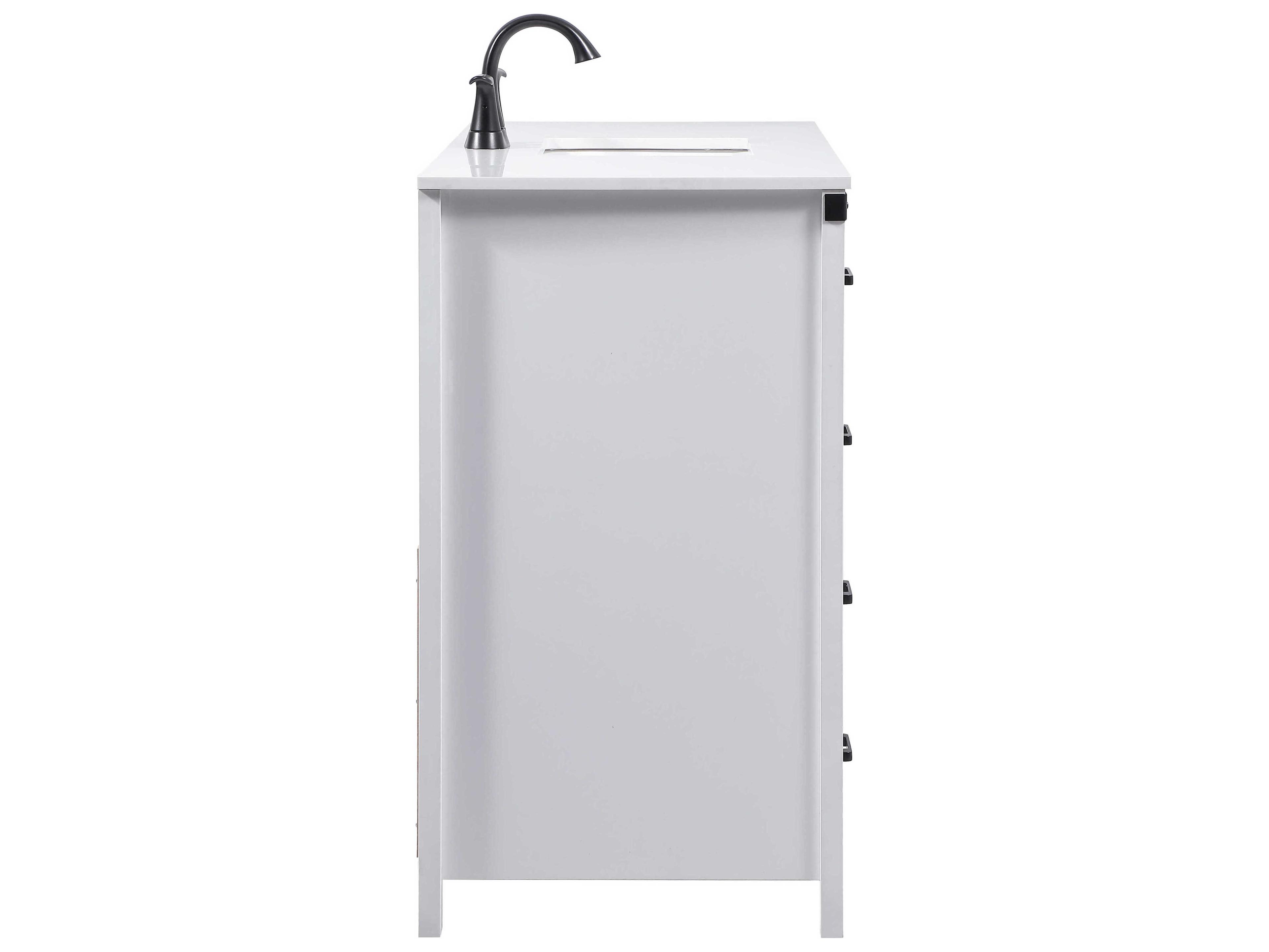 Elegant Lighting Grant White 48" Vanity